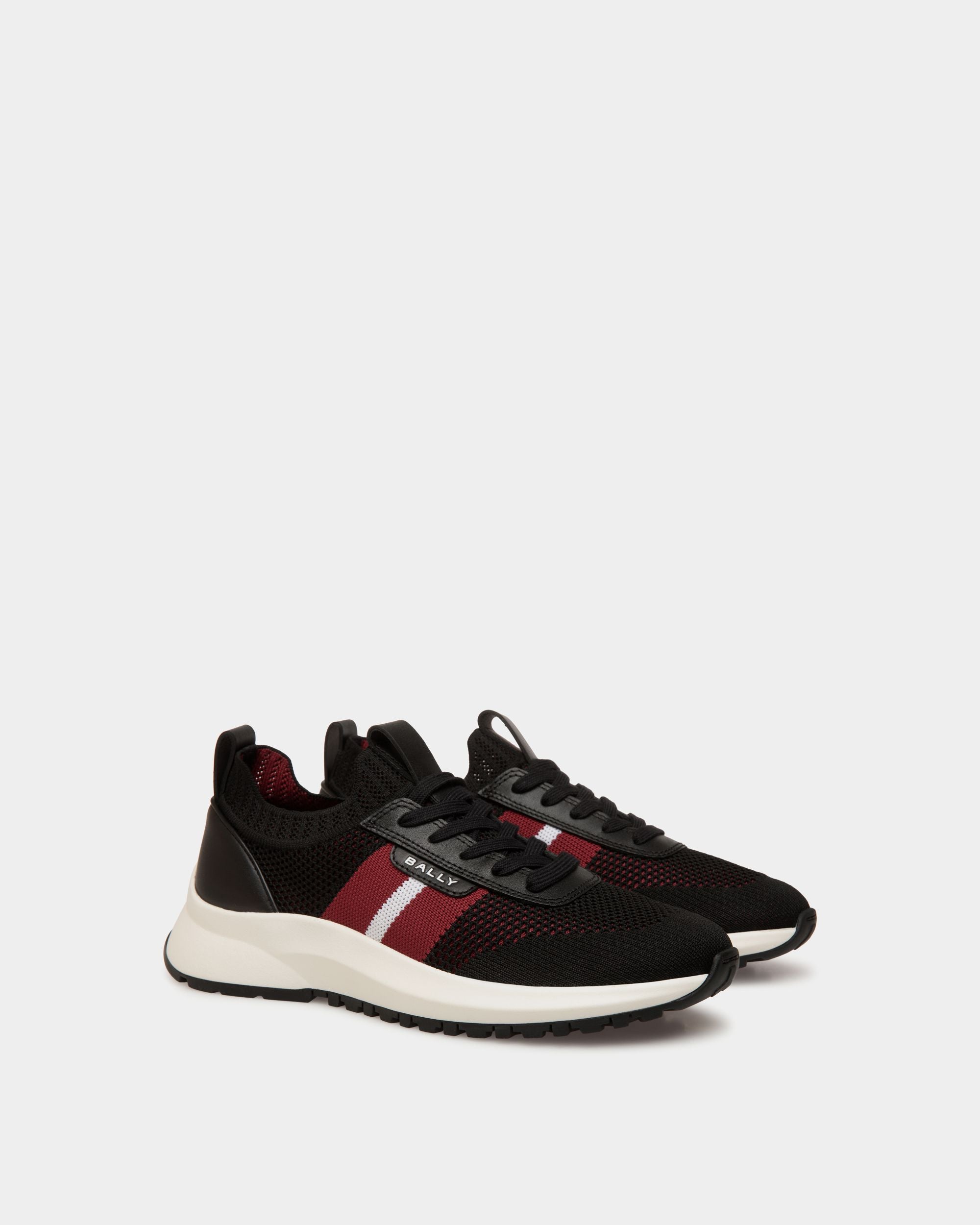 Outline Sneaker in Black Knit - Mujer - Bally - 02