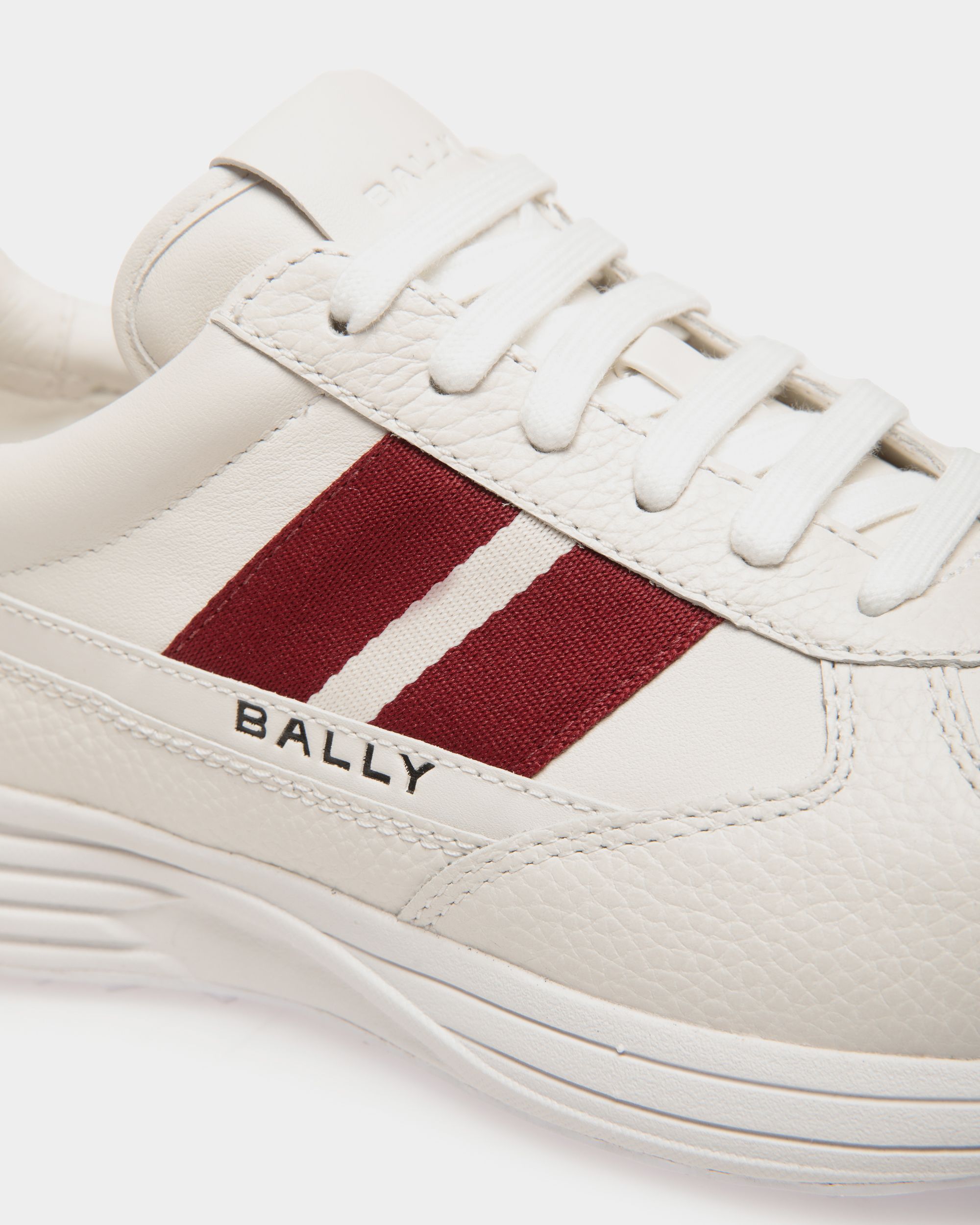 Golf Capsule Sneaker in White Grained Leather - Women's - Bally - 05