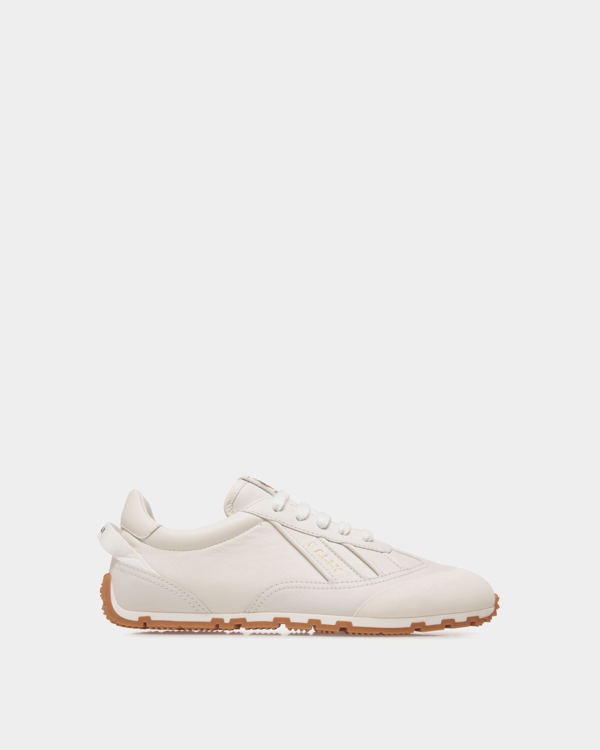 Quarry Sneaker in White Leather - Women's - Bally - 01