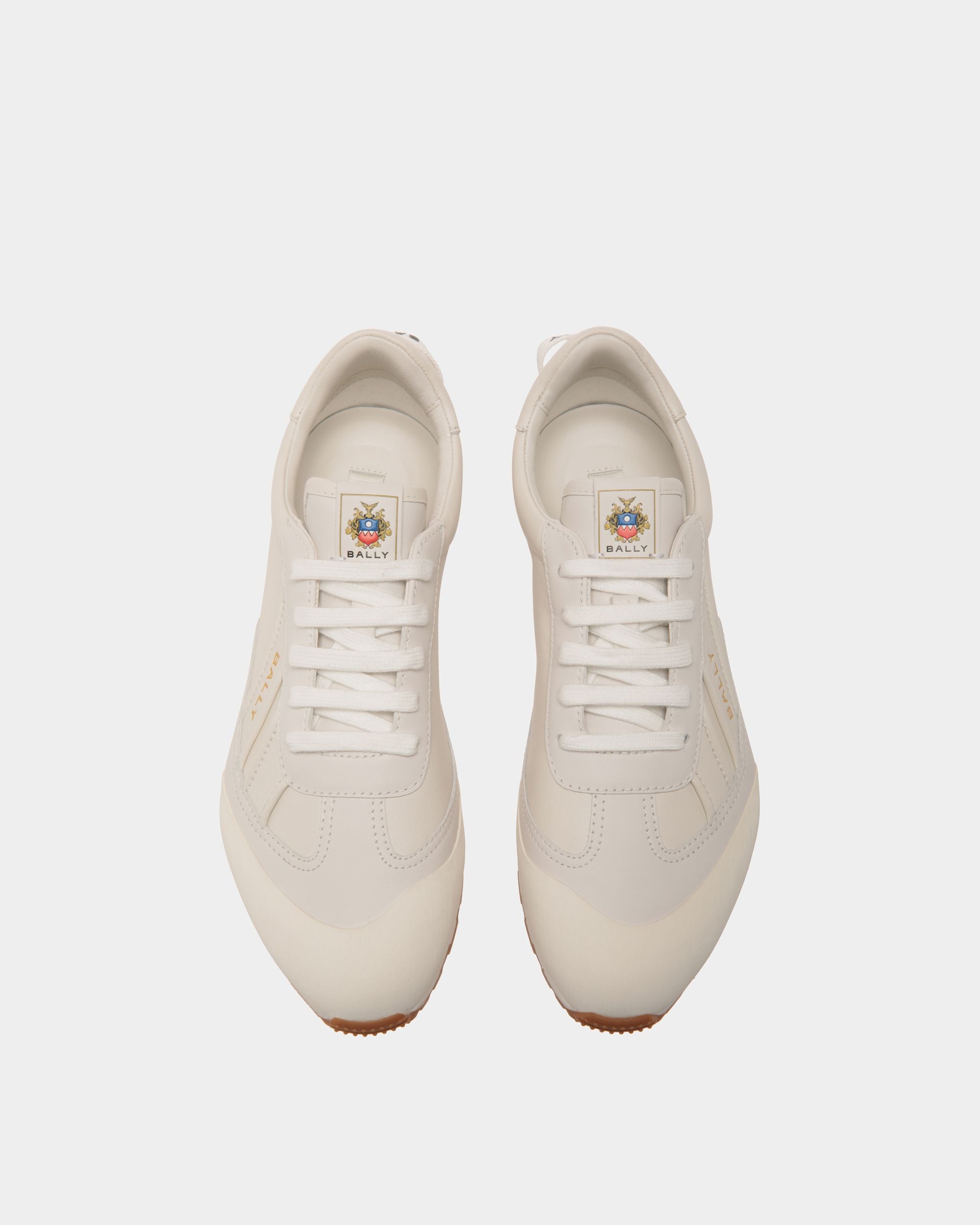 Quarry Sneaker in White Leather - Women's - Bally - 04