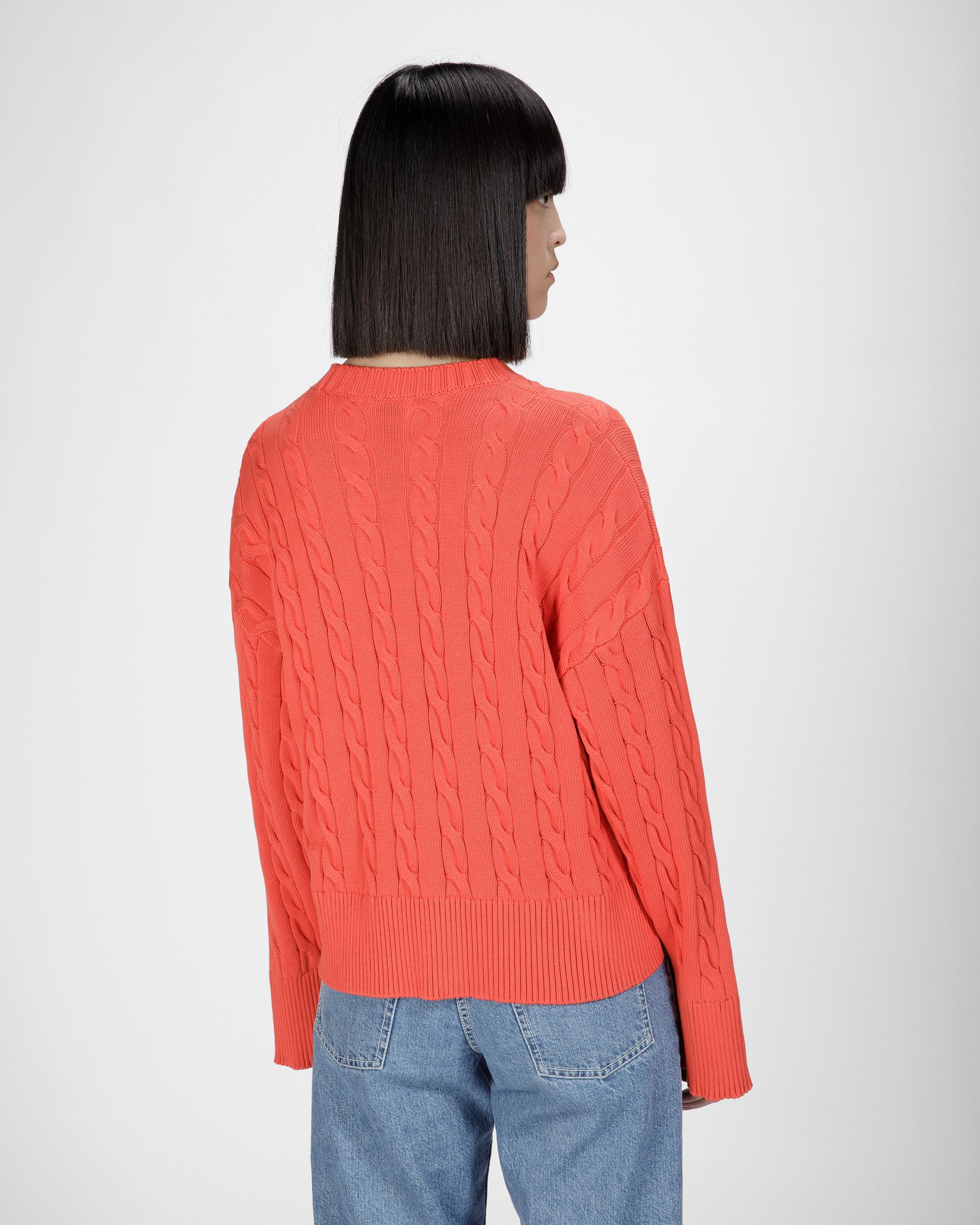 Jersey Con Labor Trenzada Y Cuello Redondo - Mujer - Bally - 02