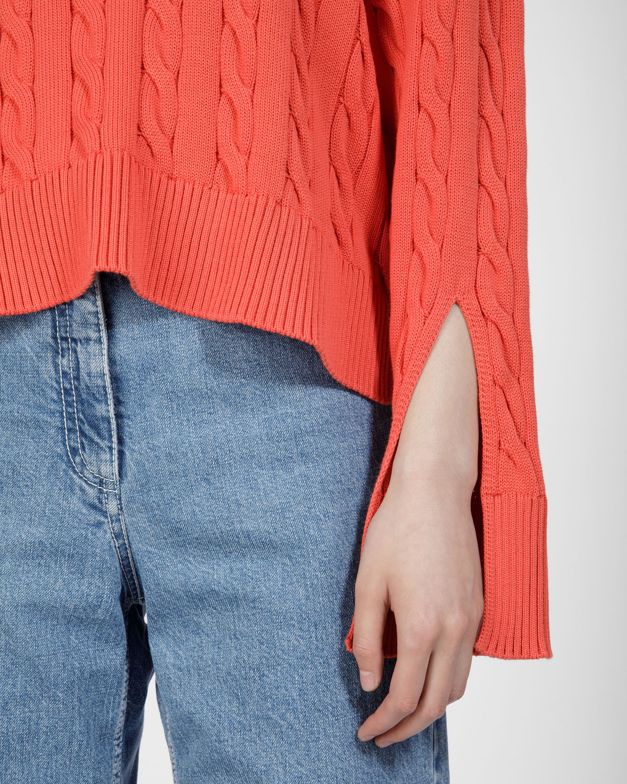 Jersey Con Labor Trenzada Y Cuello Redondo - Mujer - Bally - 06