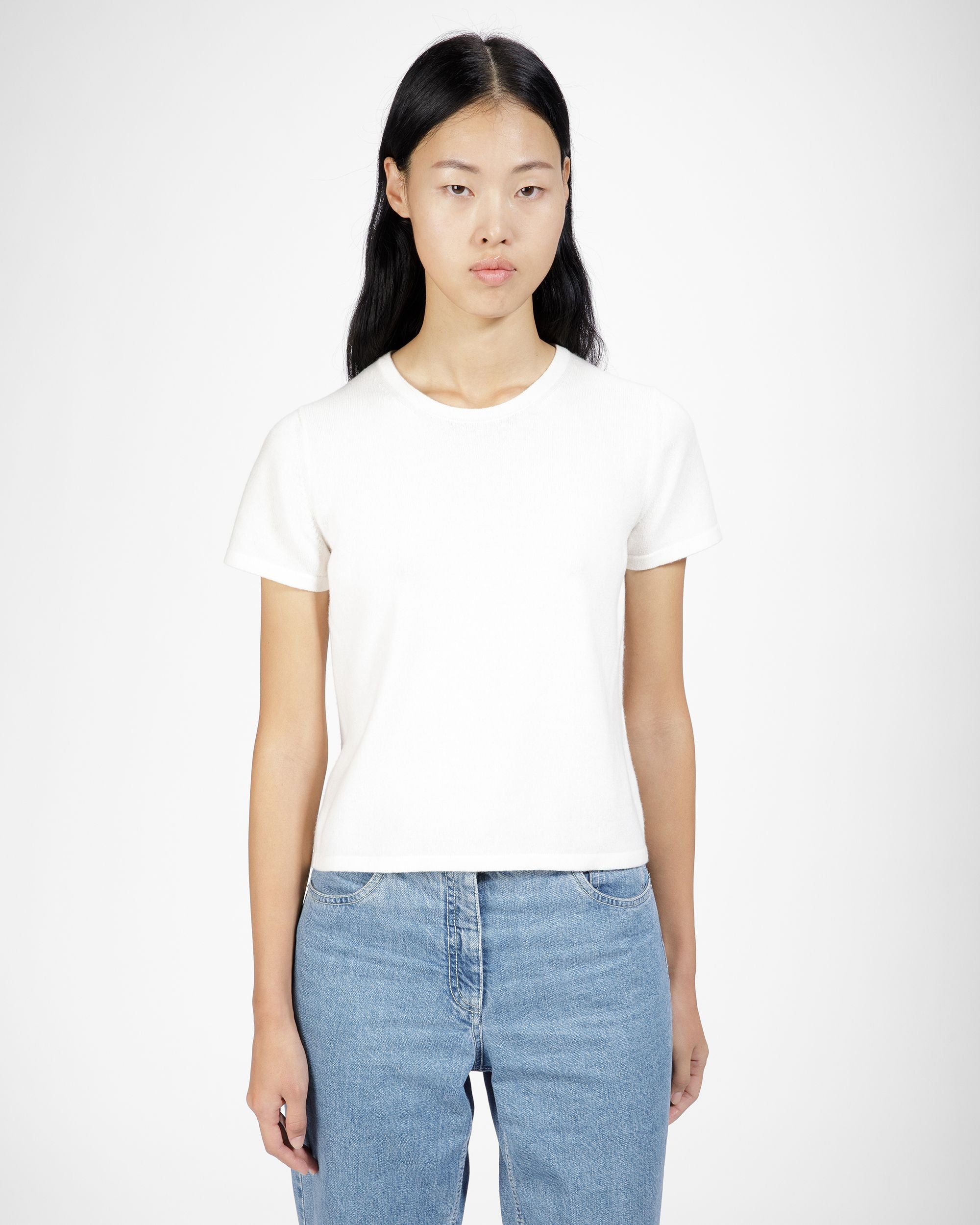 Cashmere Knitted T-Shirt - Women's - Bally - 01
