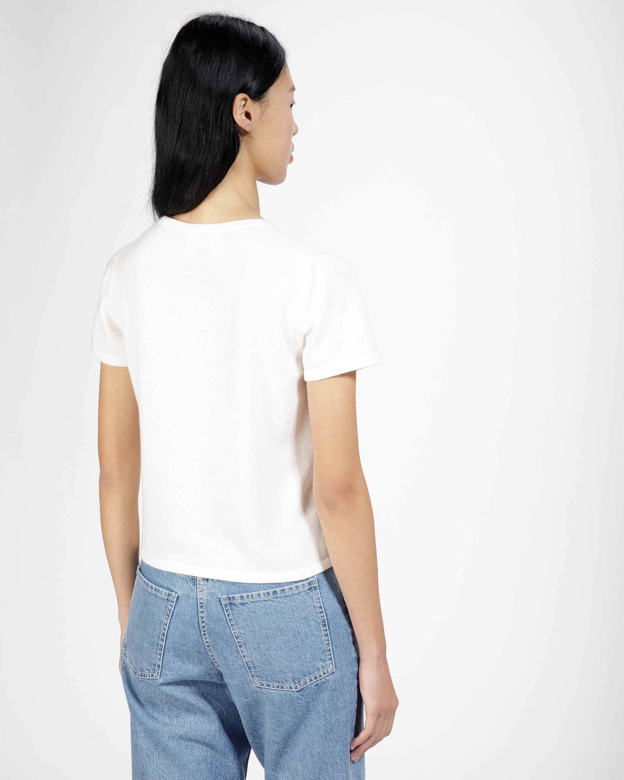 Cashmere Knitted T-Shirt - Women's - Bally - 02