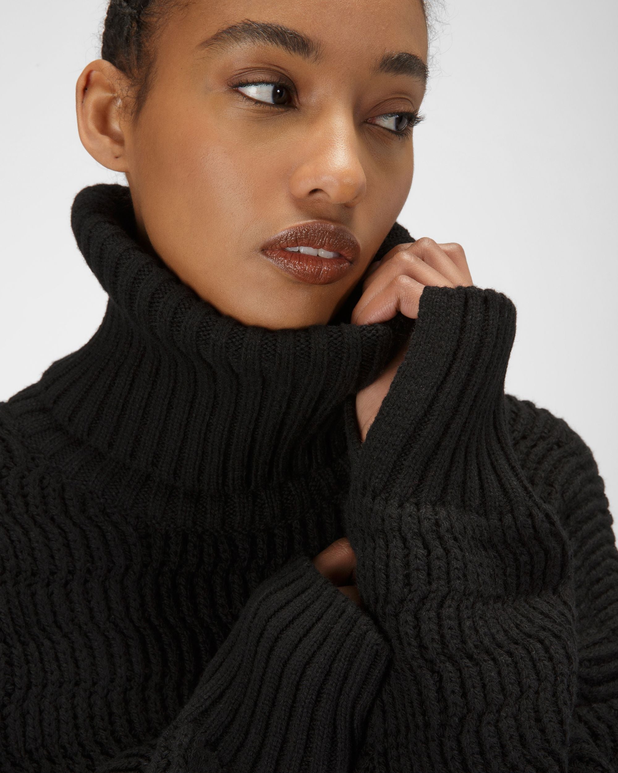 Jersey De Canalé De Cuello Vuelto - Mujer - Bally - 04
