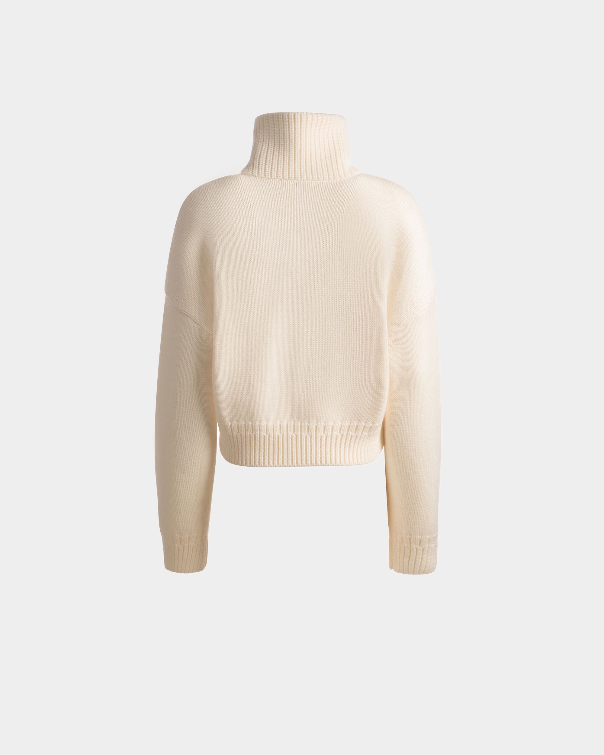 Polo De Lana Color Hueso - Mujer - Bally - 02