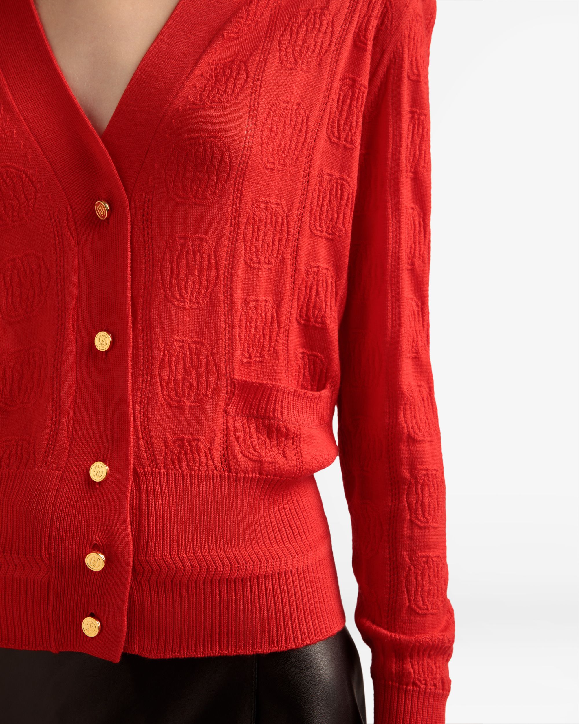 Cárdigan Con Detalle De Punto - Mujer - Bally - 04
