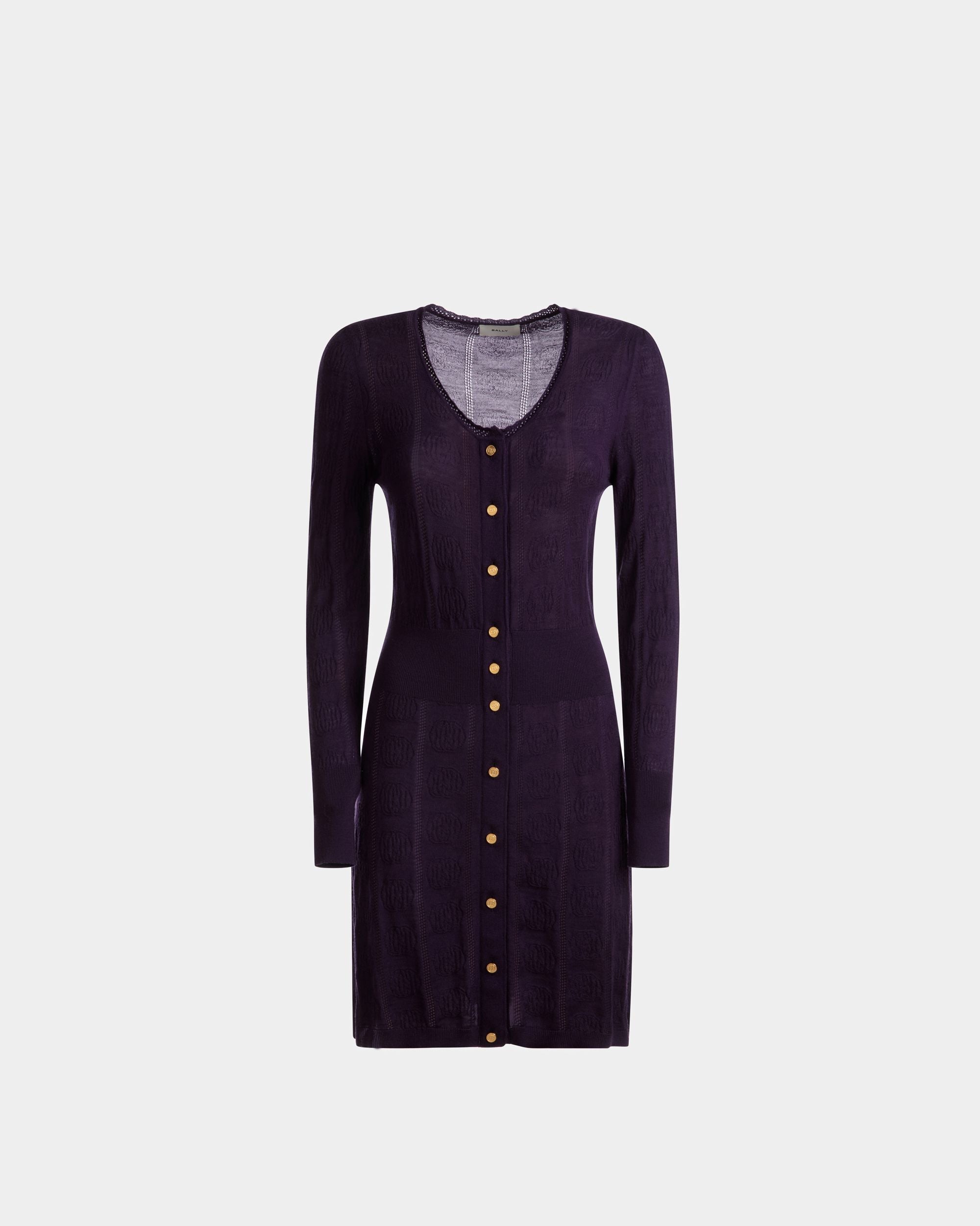 Vestido Con Detalle De Punto - Mujer - Bally - 01