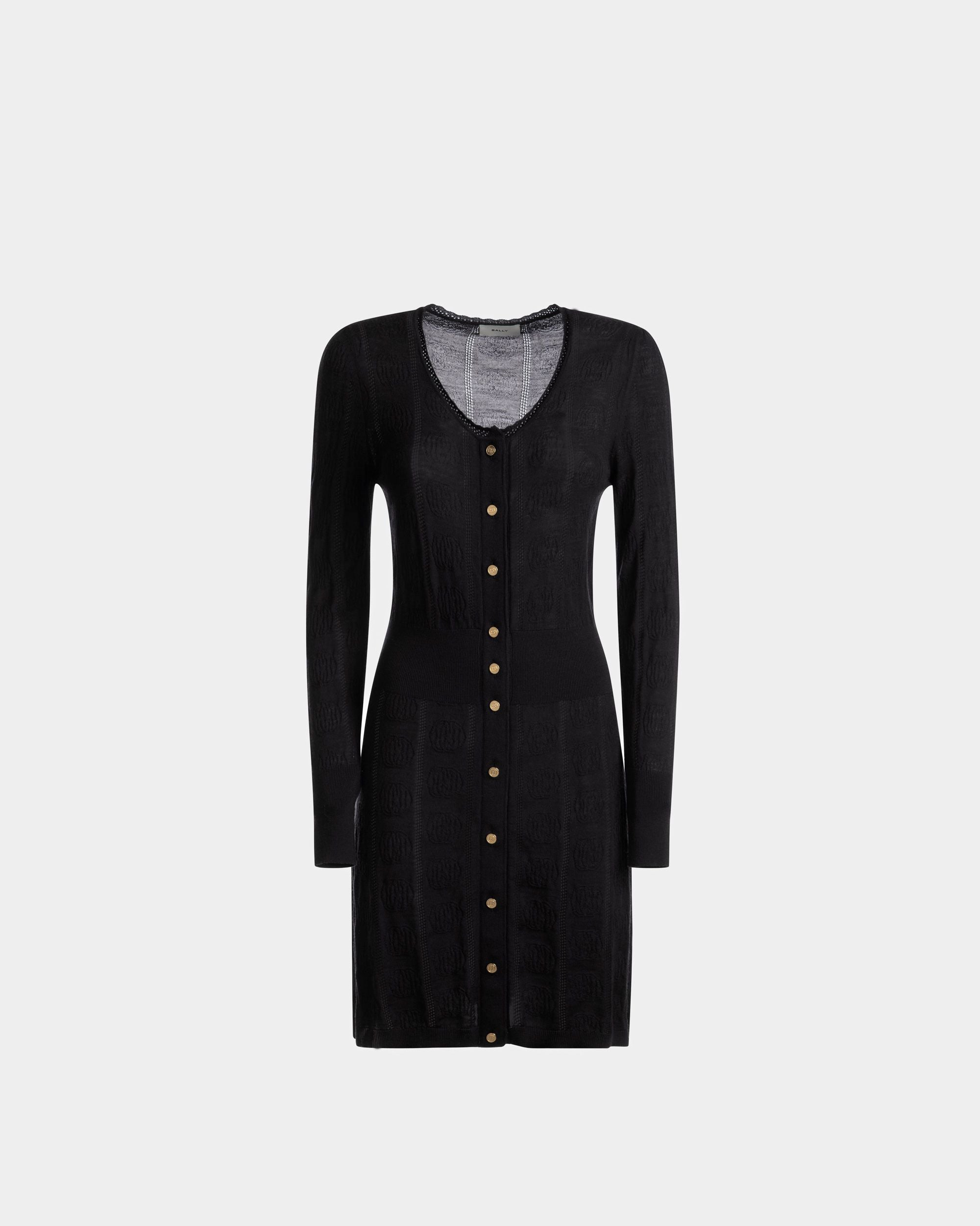 Vestido Con Detalle De Punto - Mujer - Bally - 01