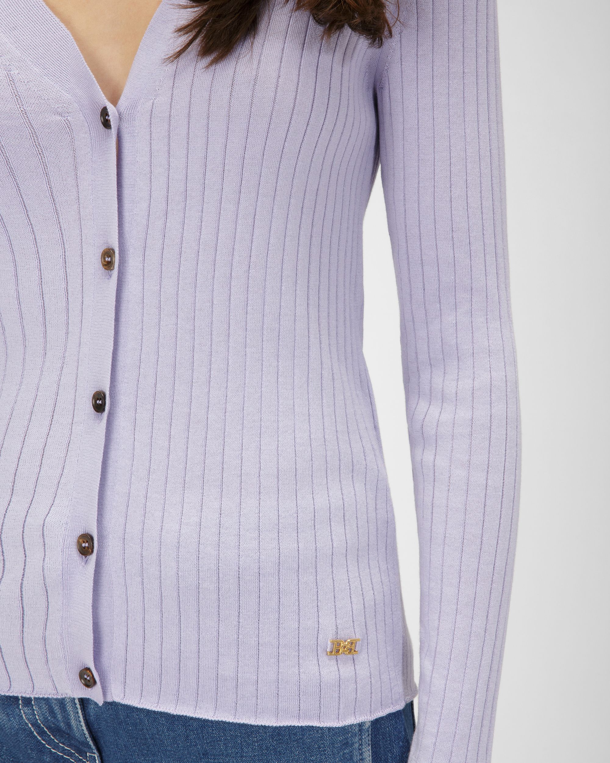 Cárdigan De Punto De Canalé - Mujer - Bally - 02