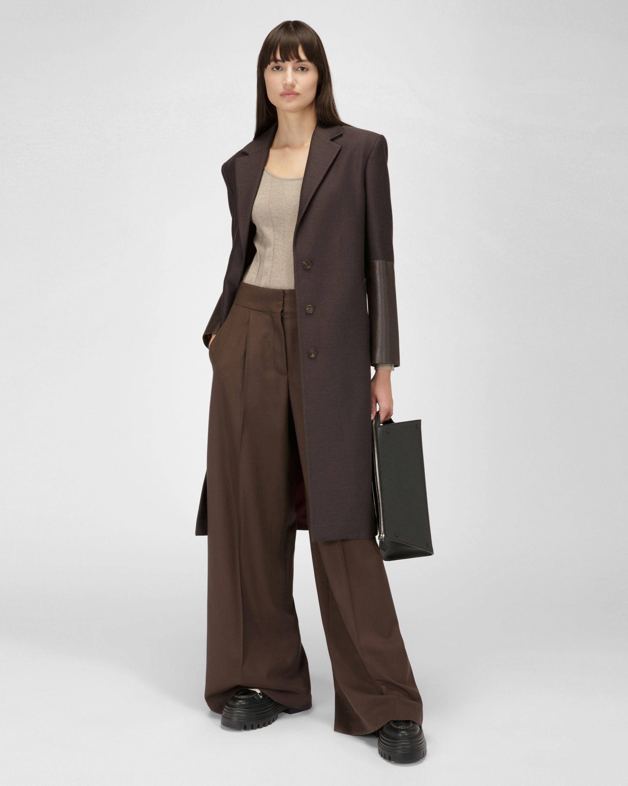 Wool Crewneck In Beige - Women's - Bally - 05