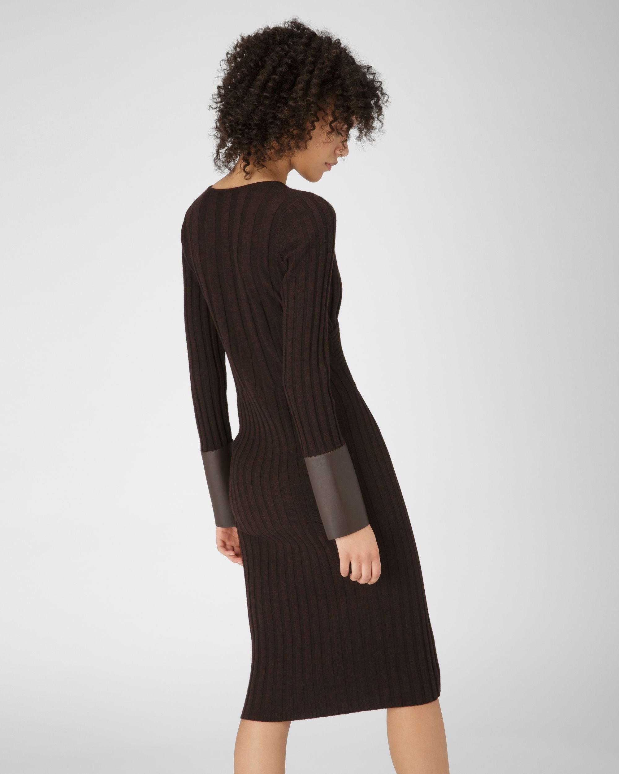 Vestido De Punto Cruzado En La Parte Delantera - Mujer - Bally - 03