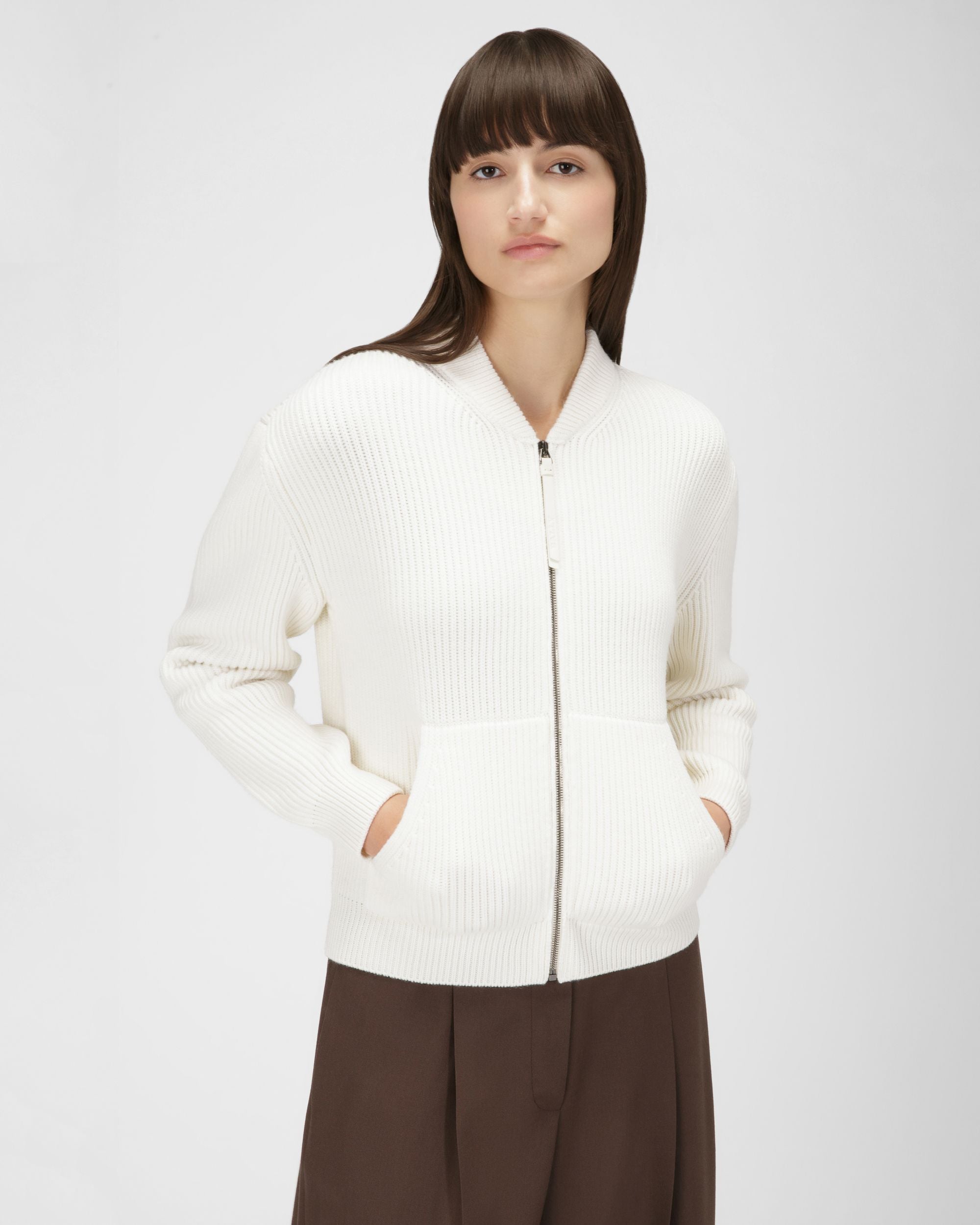 Bomber De Punto De Canalé - Mujer - Bally - 01