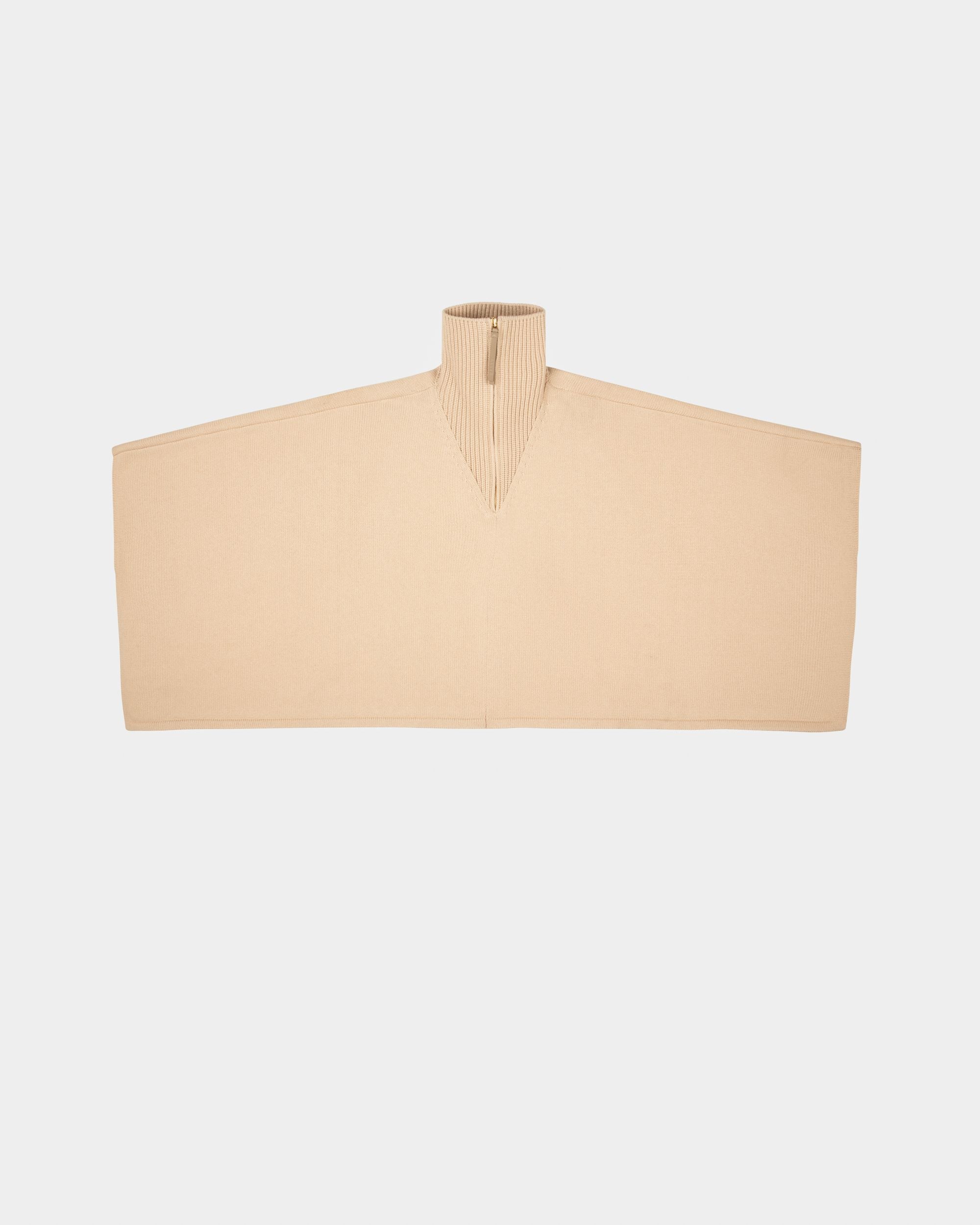 Wool & Cashmere Women'S Cape In Tan - Women's - Bally - 02