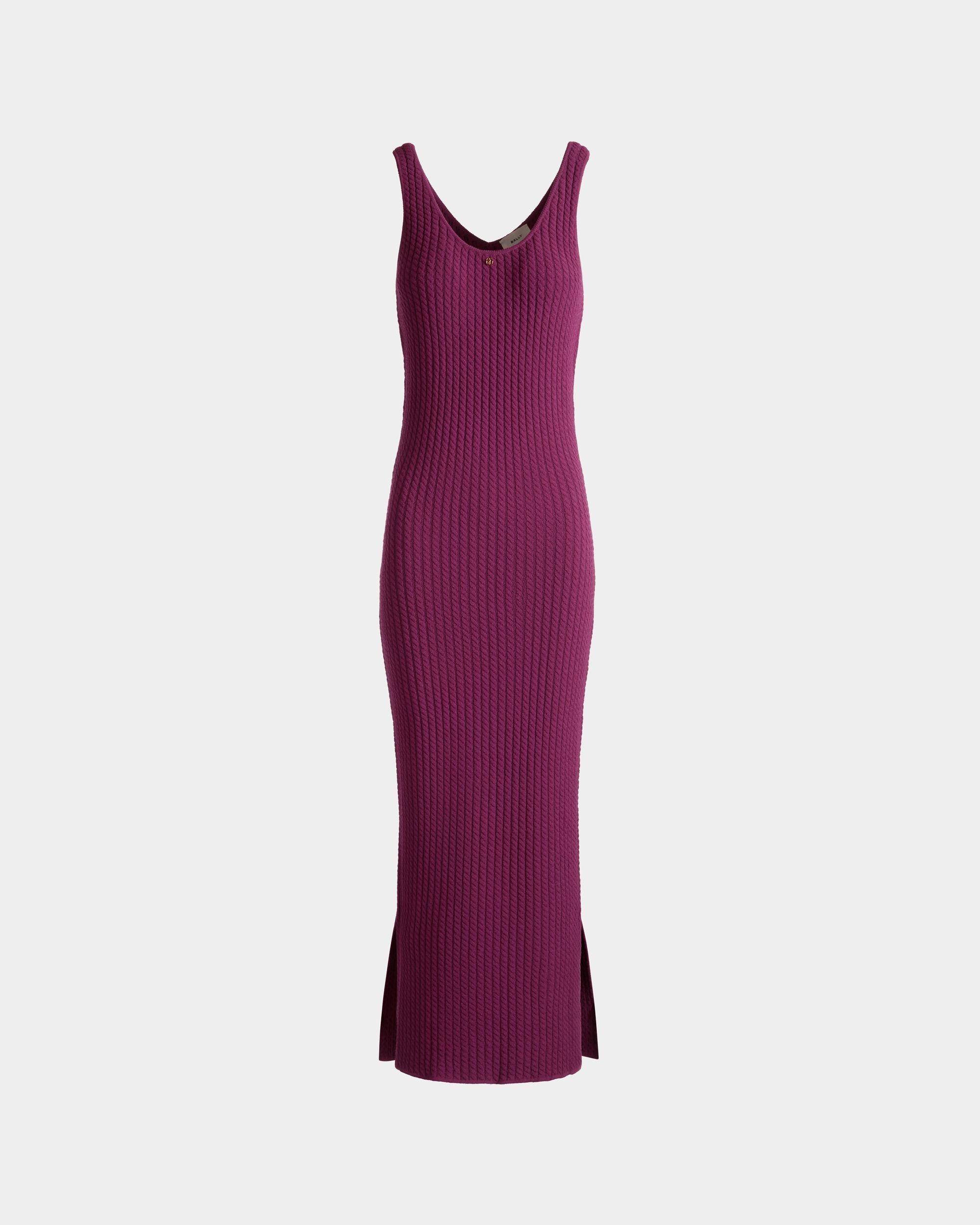 Pink Knit Midi Dress - Women's - Bally - 01