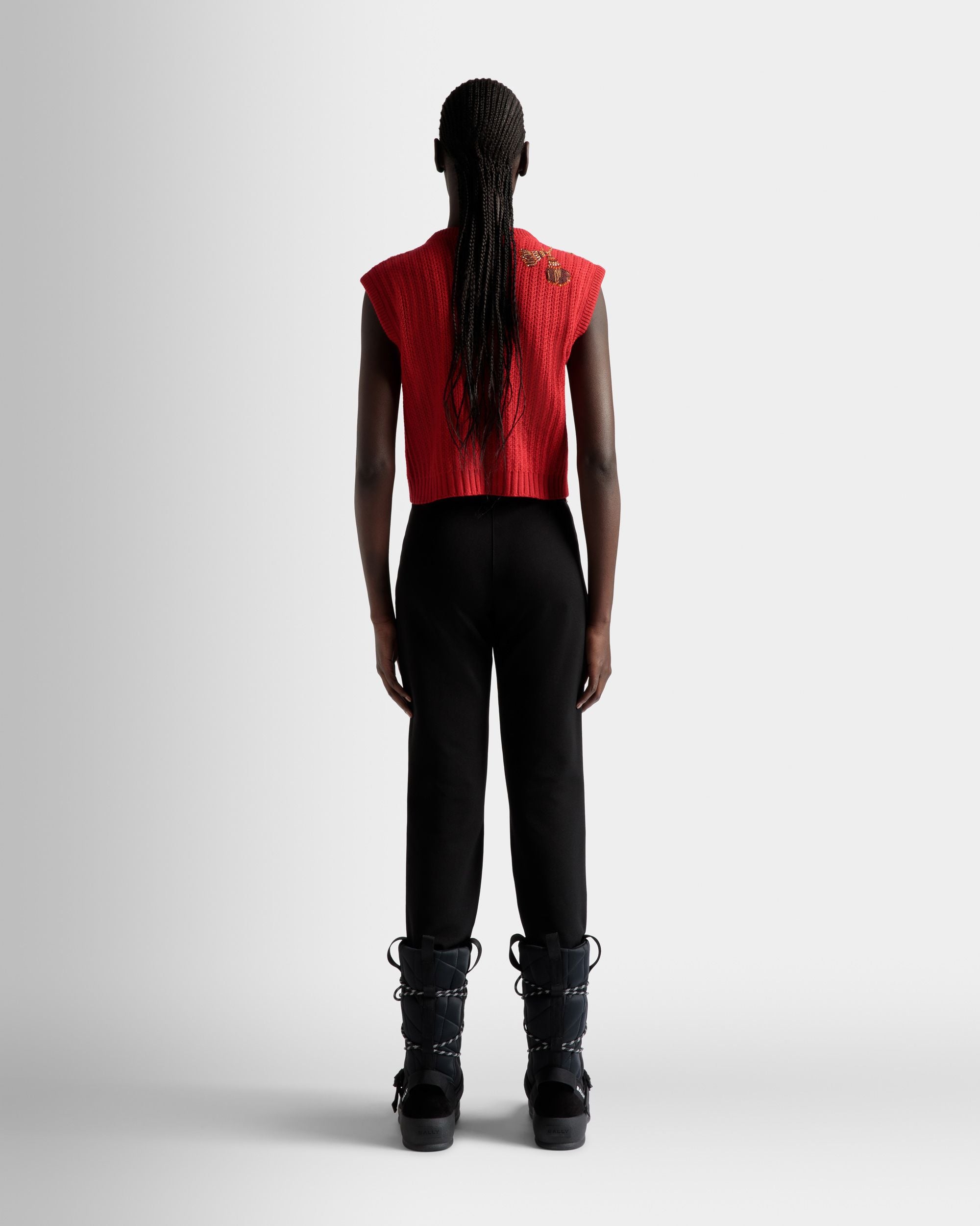 Vest In Red Cashmere - Women's - Bally - 06