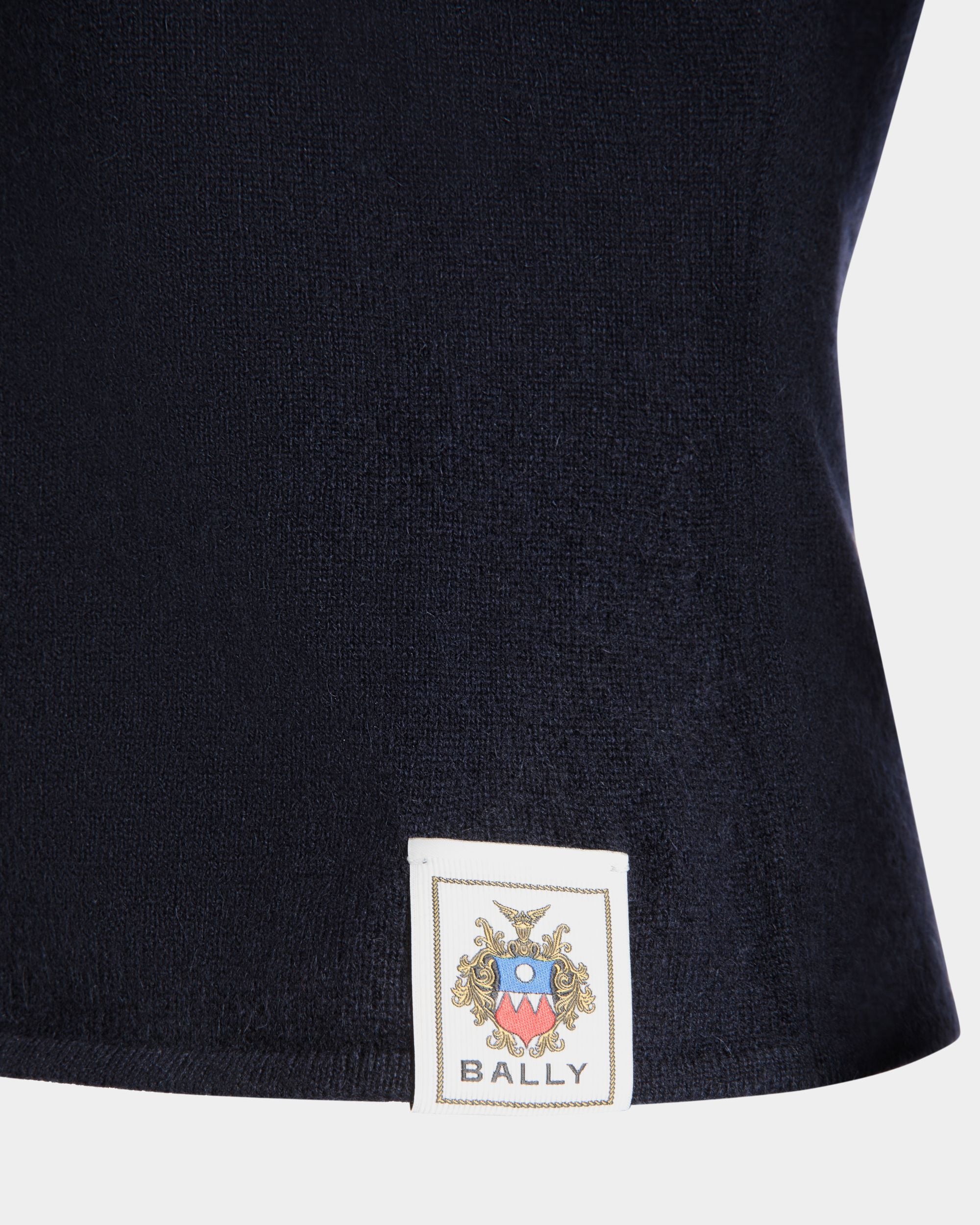 Top De Punto De Cachemira Navy Blue - Mujer - Bally - 05