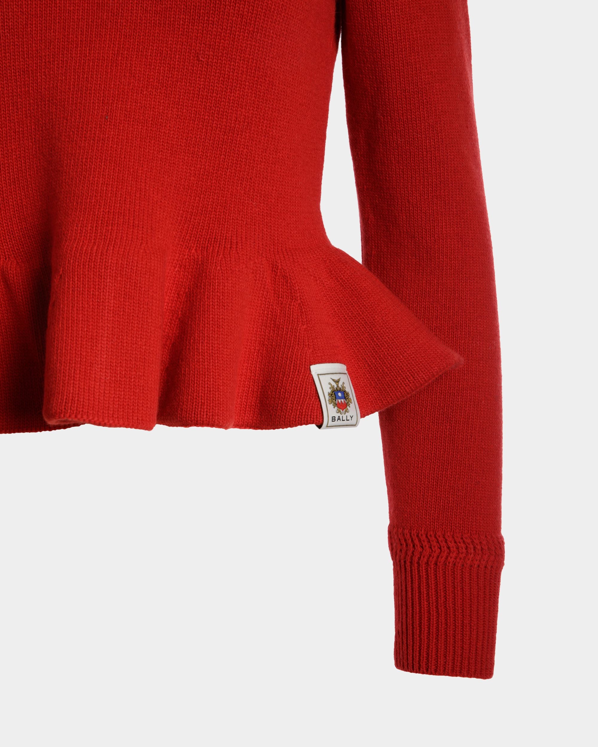 Top De Punto De Lana Roja - Mujer - Bally - 02
