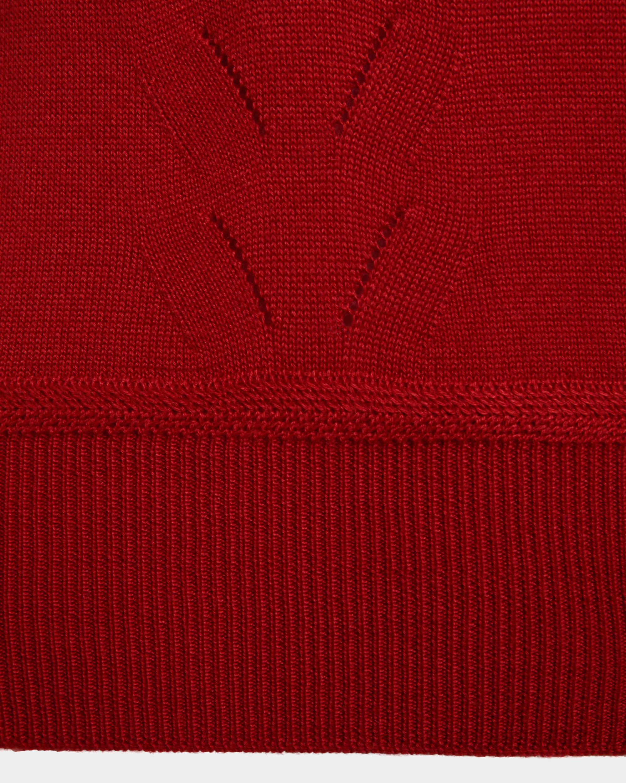 Knit Top in Red Cashmere And Silk - Women's - Bally - 02