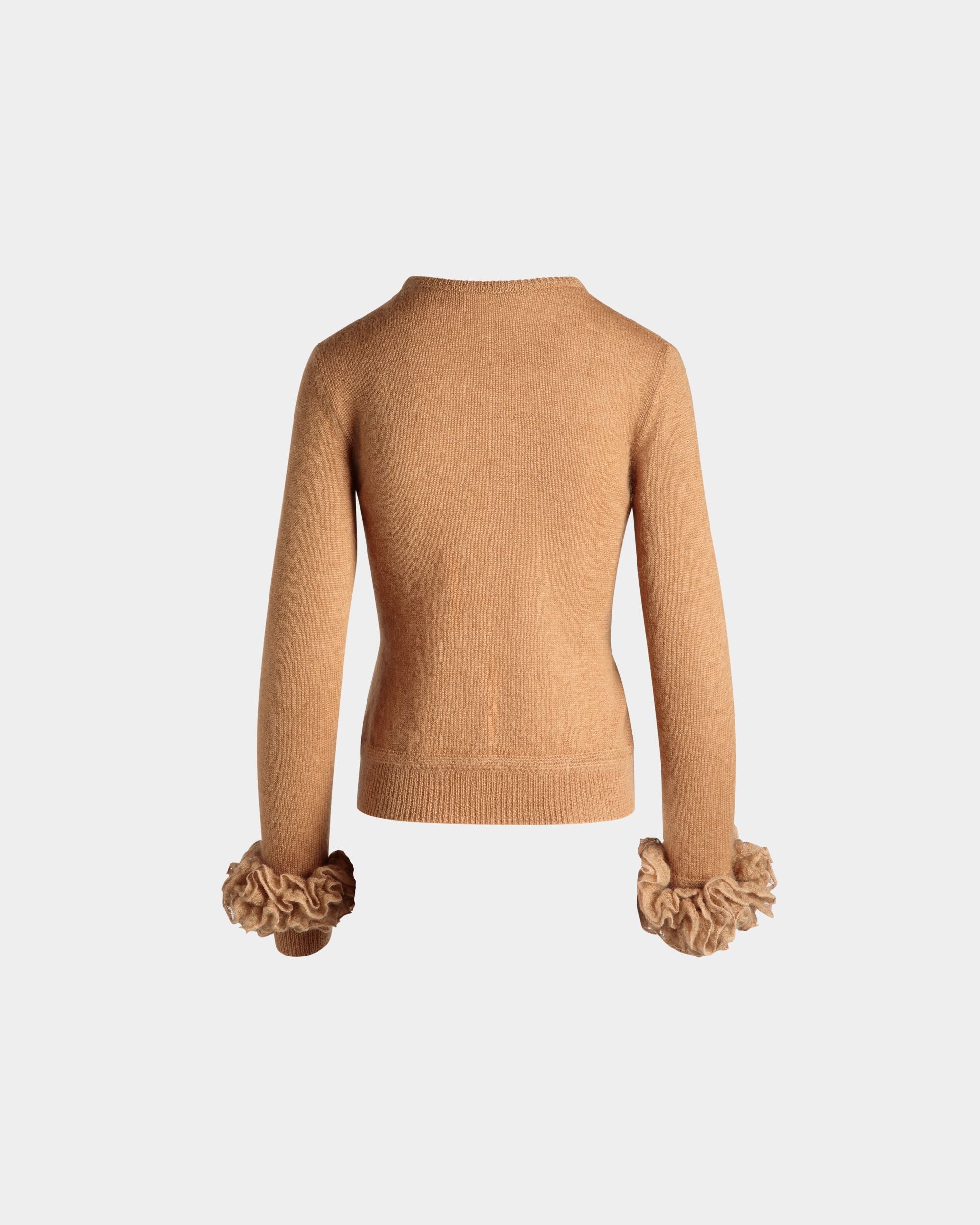 Top De Punto De Mohair Y Seda Light Beige - Mujer - Bally - 07