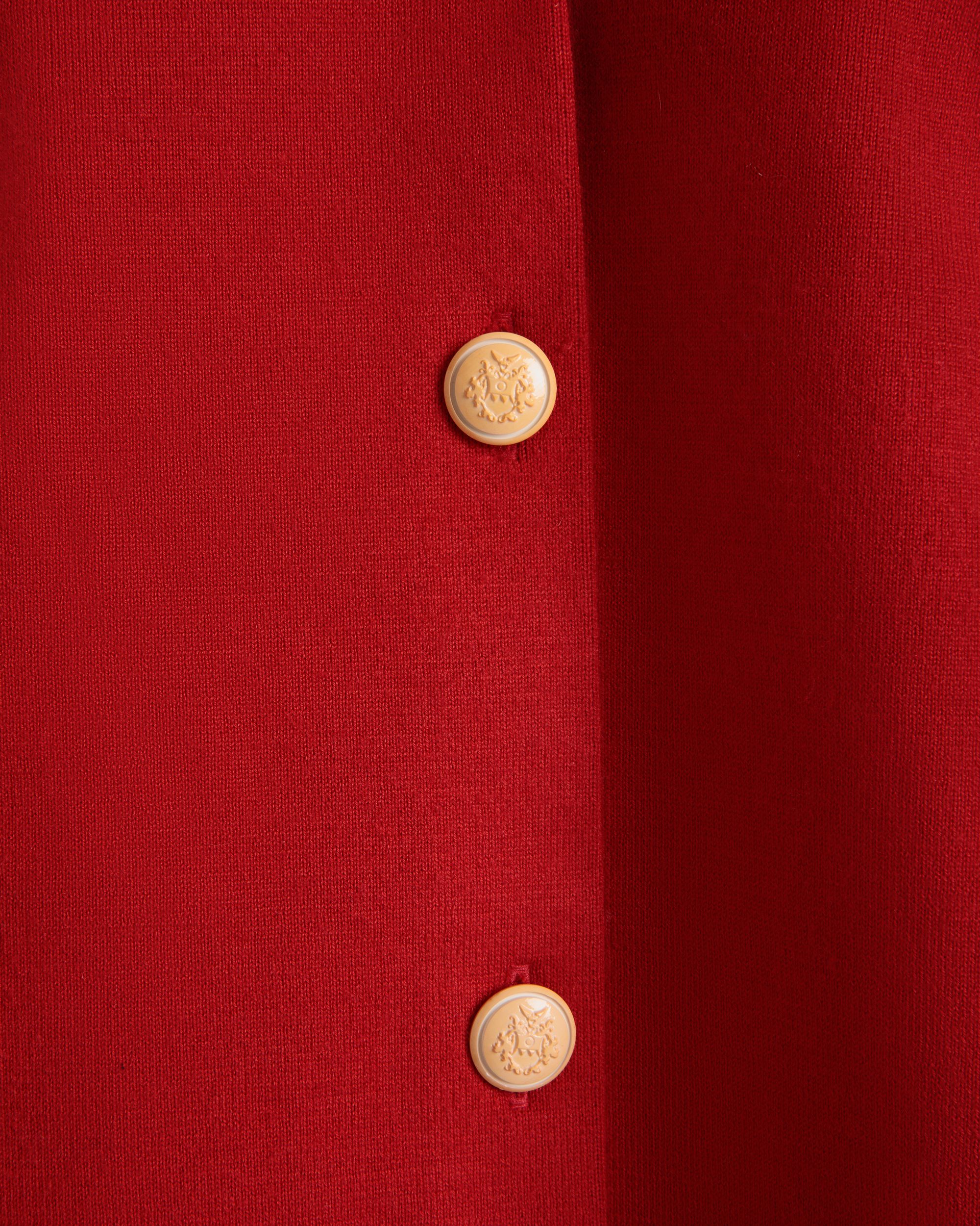 Cardigan in a Red Wool And Silk Blend - Women's - Bally - 04