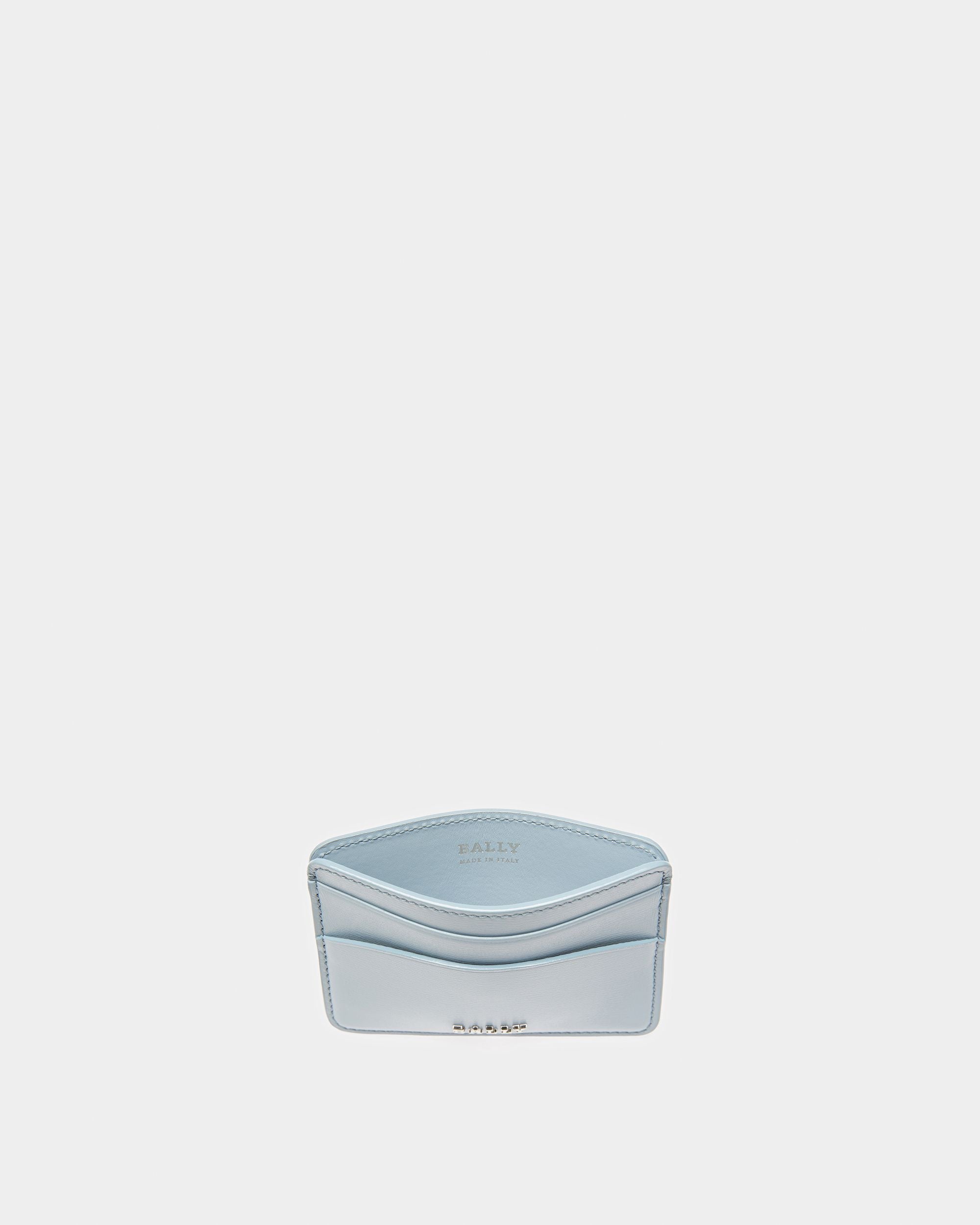 Lexye Tarjetero De Piel En Azul Claro - Mujer - Bally - 03