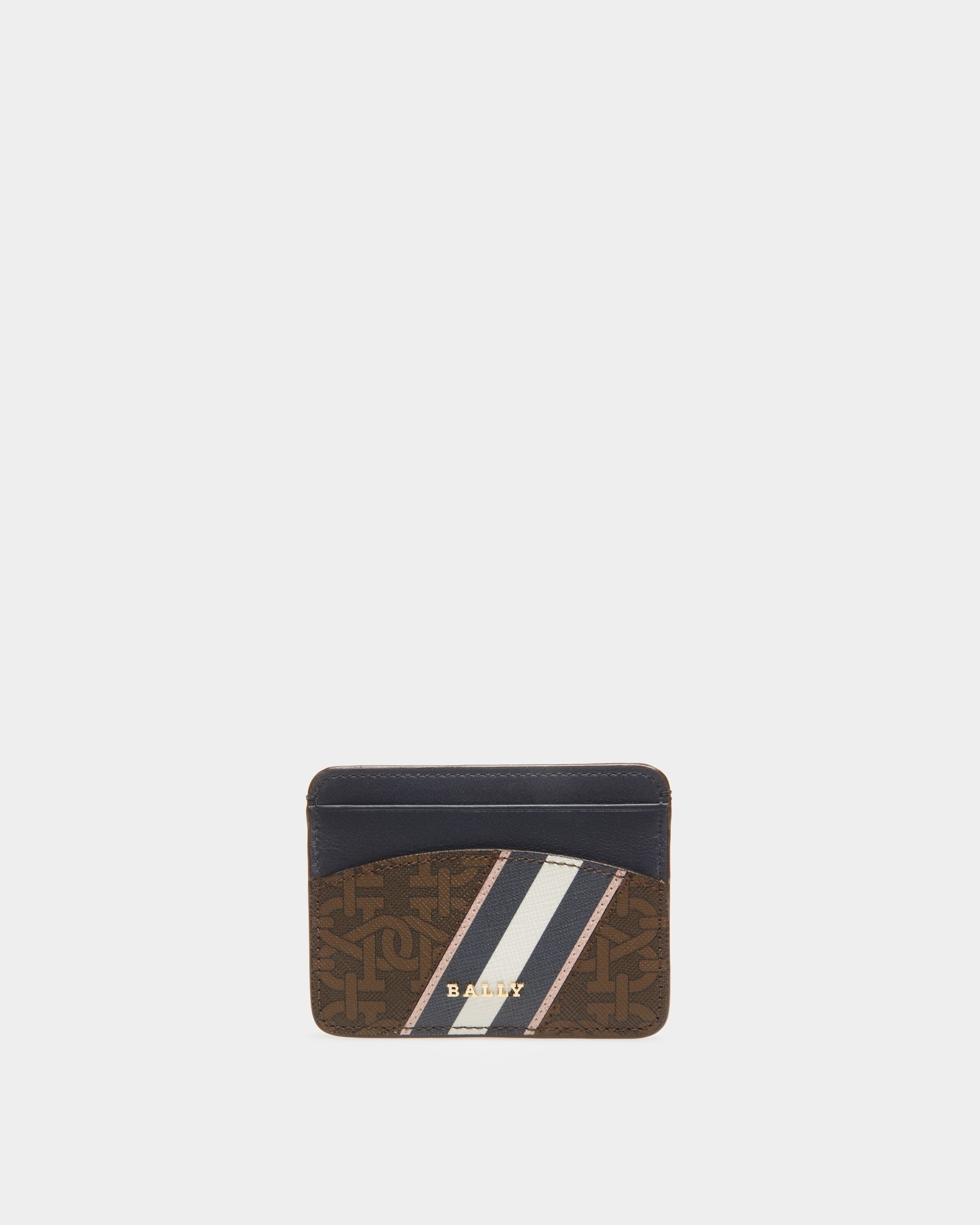 Lexye Tpu Card Holder In Brown - Women's - Bally - 01