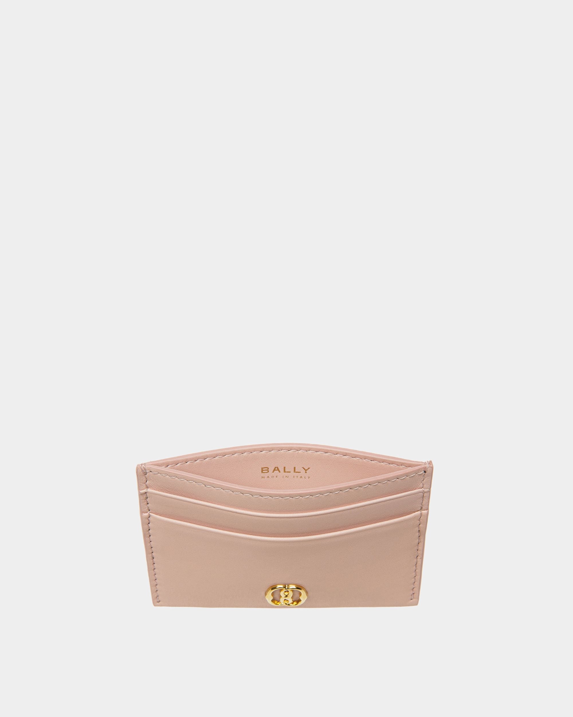 Tarjetero Ejecutivo Emblem De Piel Dusty Petal - Mujer - Bally - 03