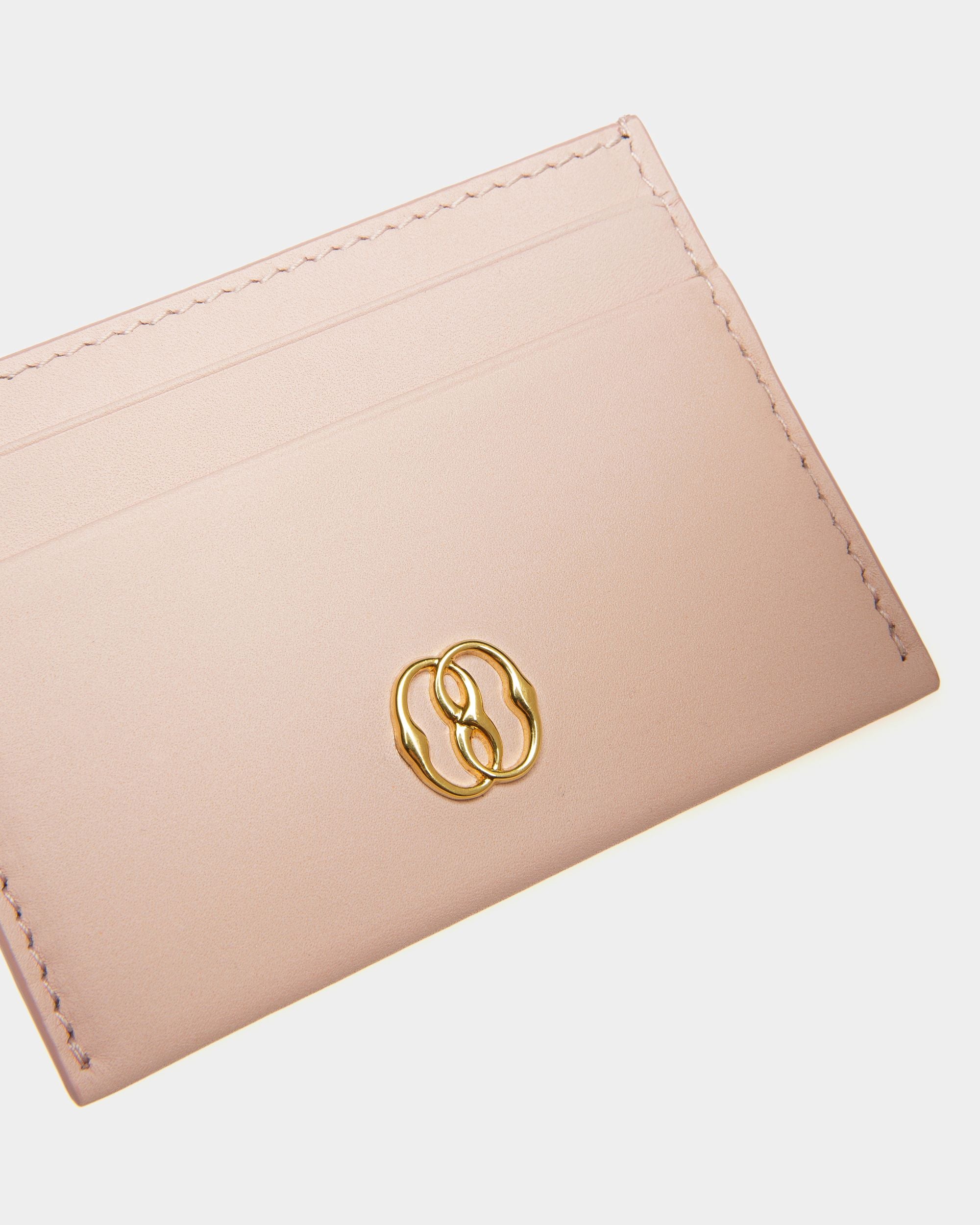 Tarjetero Ejecutivo Emblem De Piel Dusty Petal - Mujer - Bally - 04