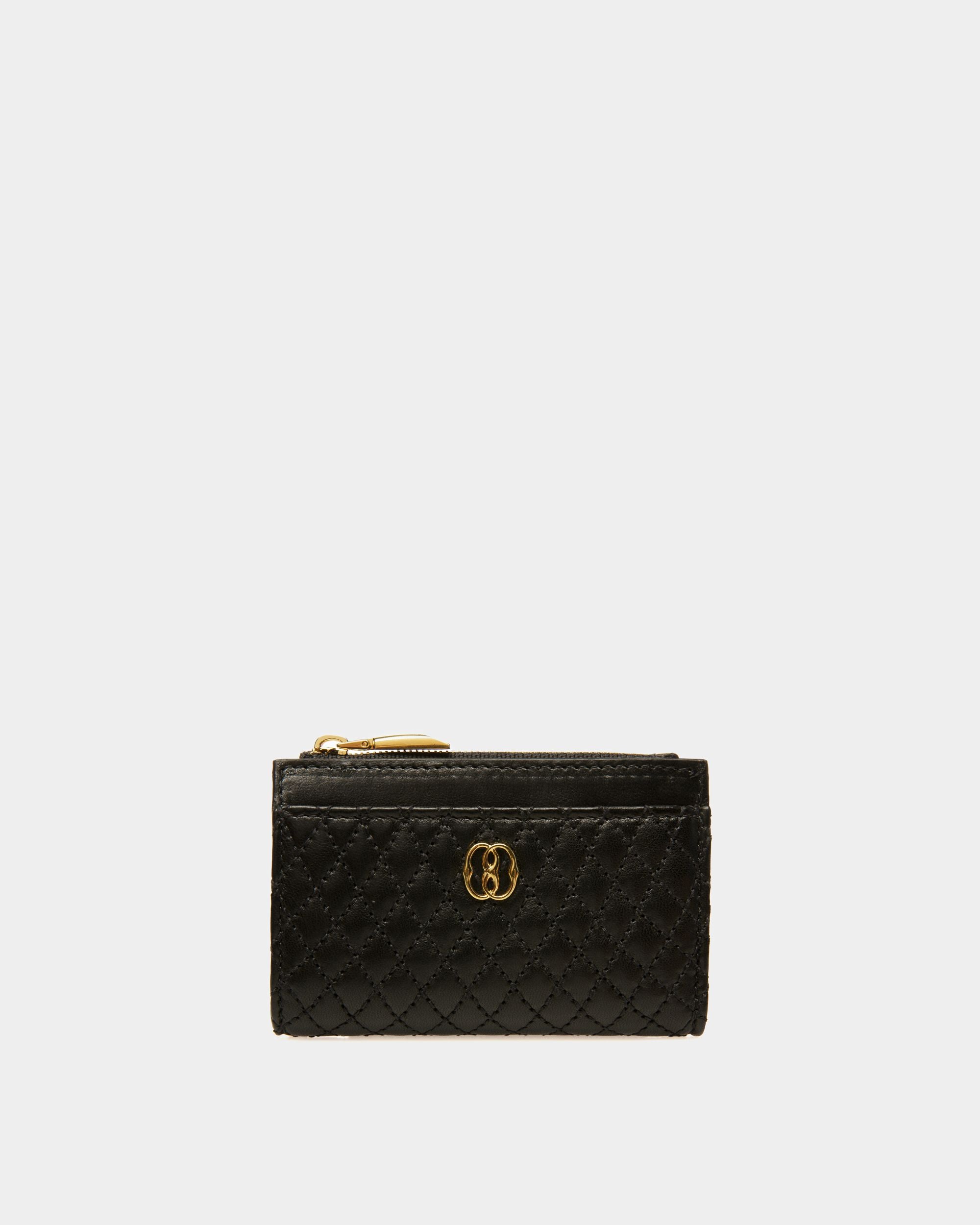 Cartera Emblem De Piel Negra - Mujer - Bally - 01