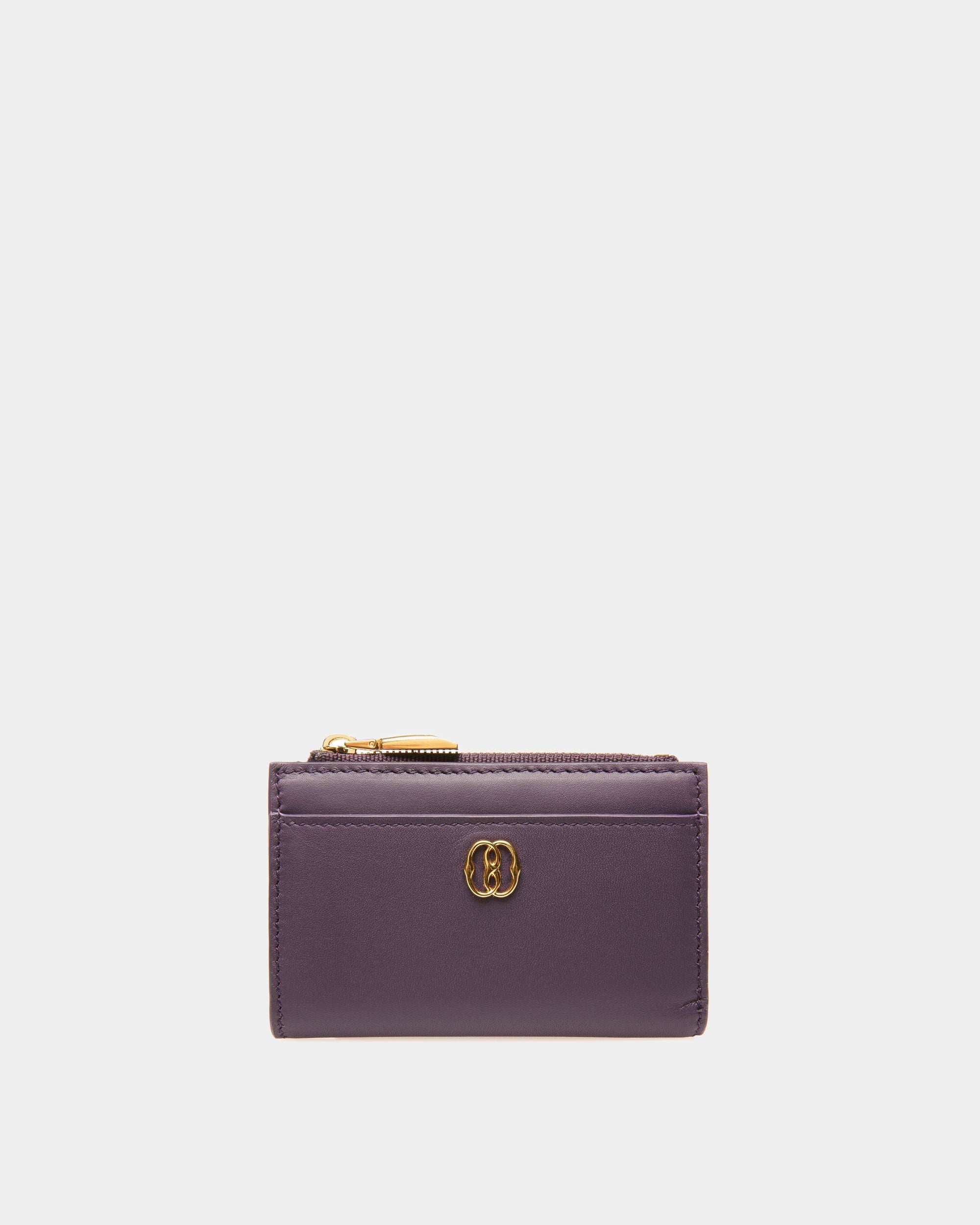 Cartera Emblem De Piel Color Orquídea - Mujer - Bally - 01