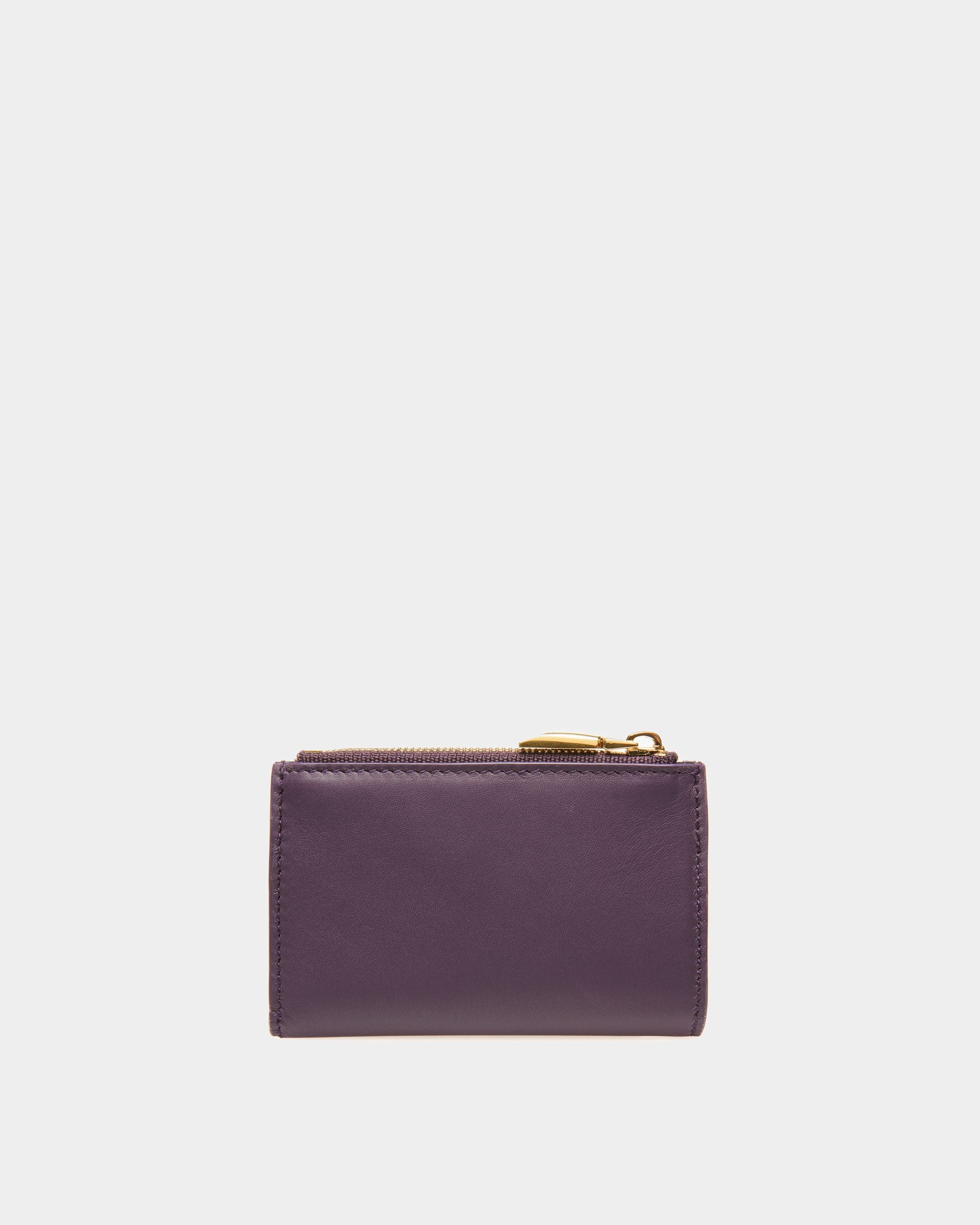 Cartera Emblem De Piel Color Orquídea - Mujer - Bally - 02