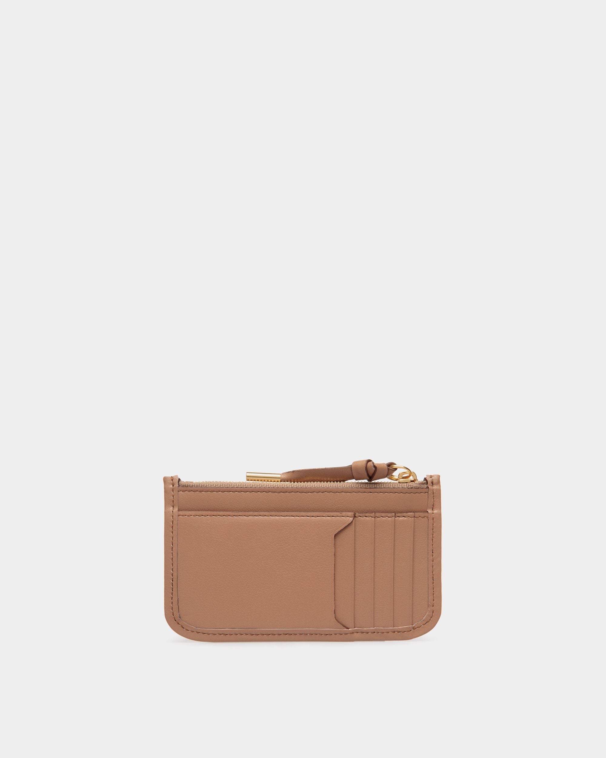 Tarjetero Con Cremallera Bally Essential De Piel Praline Beige - Mujer - Bally - 02