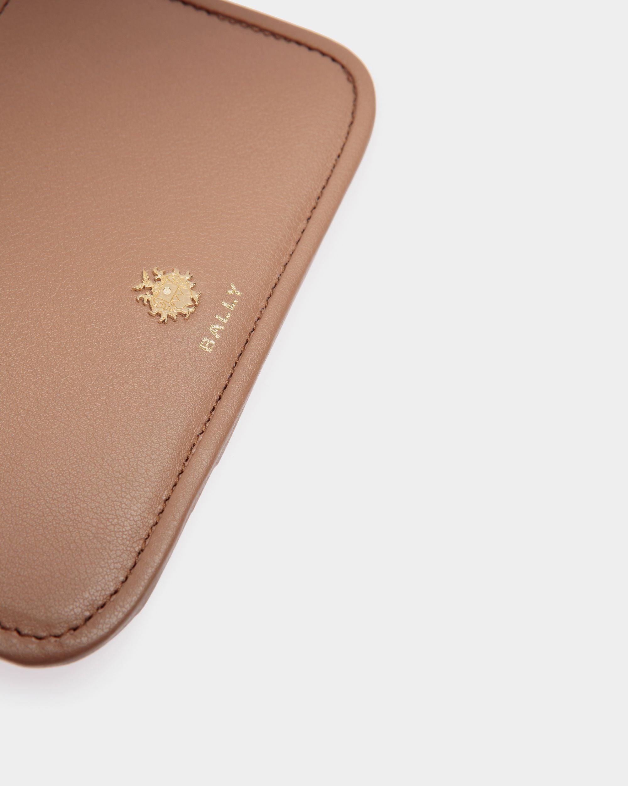 Tarjetero Con Cremallera Bally Essential De Piel Praline Beige - Mujer - Bally - 04