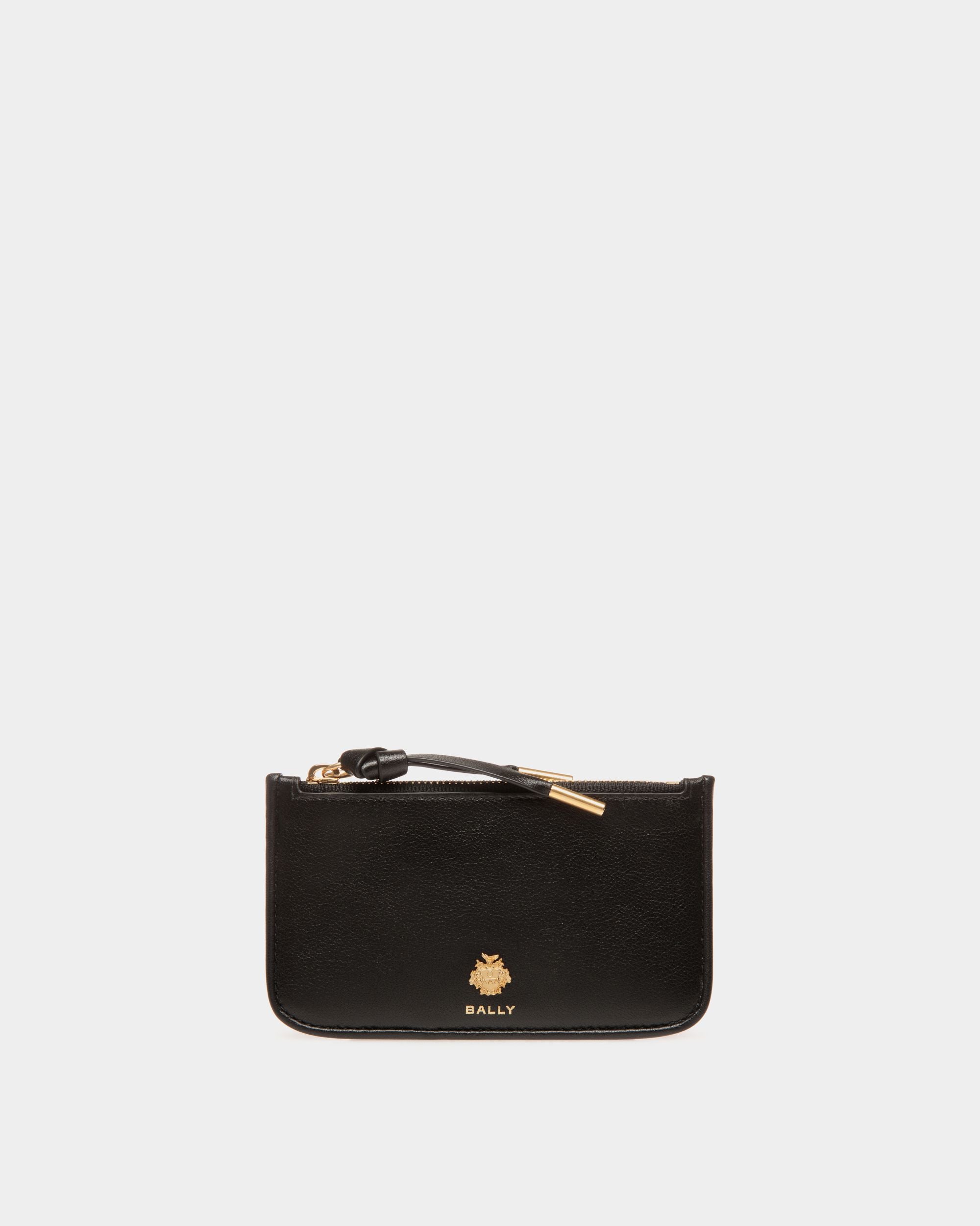 Tarjetero Bally Essential De Piel Negra Con Cremallera - Mujer - Bally - 01