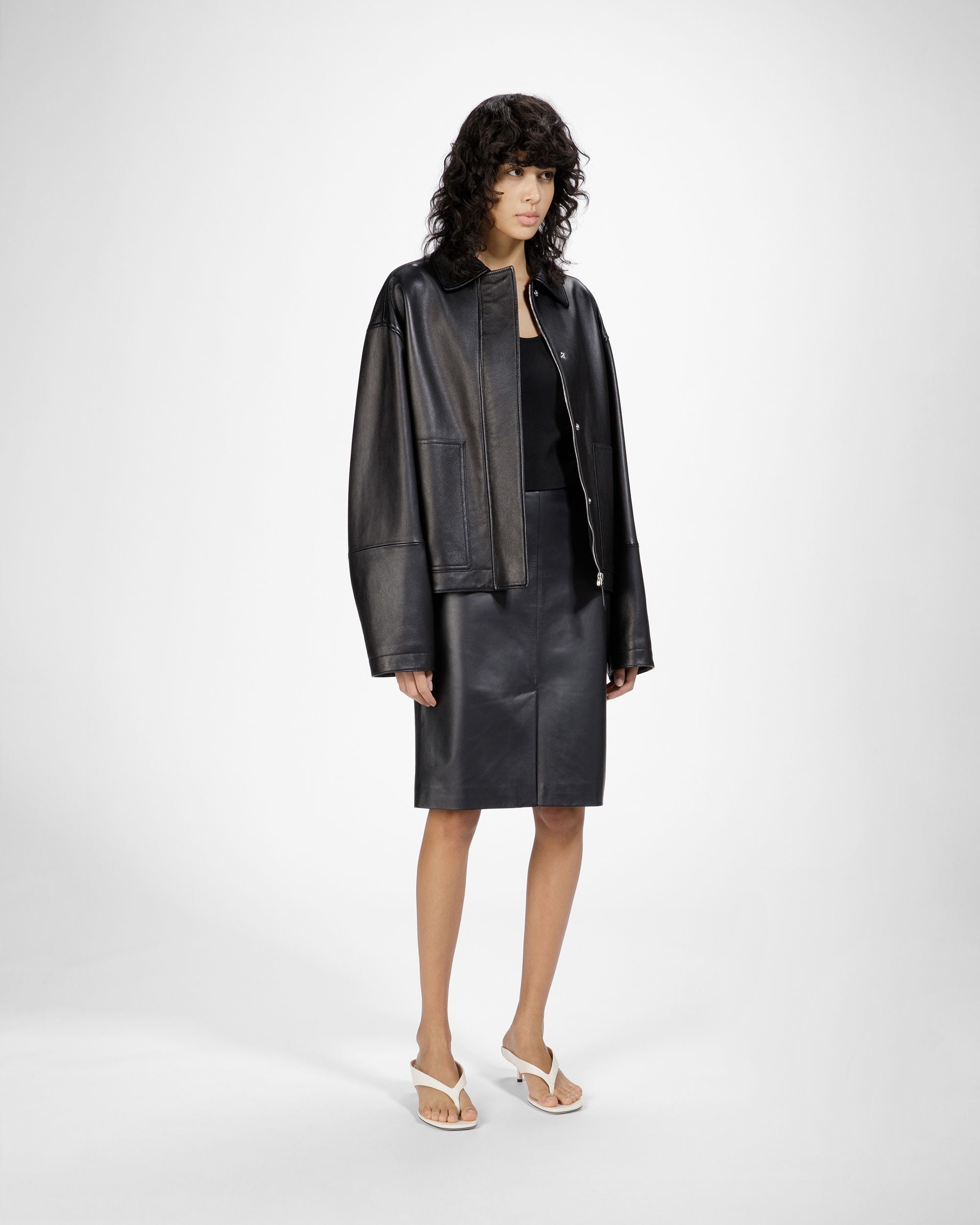 Leather Jacket - Women's - Bally - 05