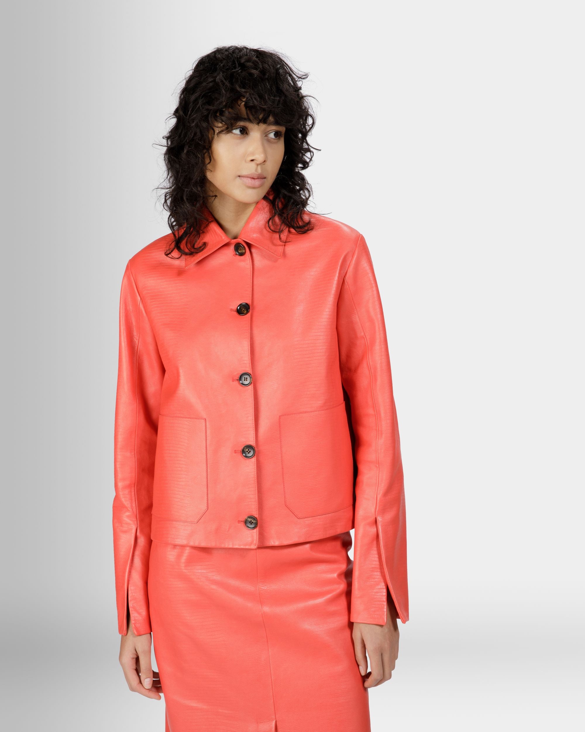 Leather Jacket - Women's - Bally - 02