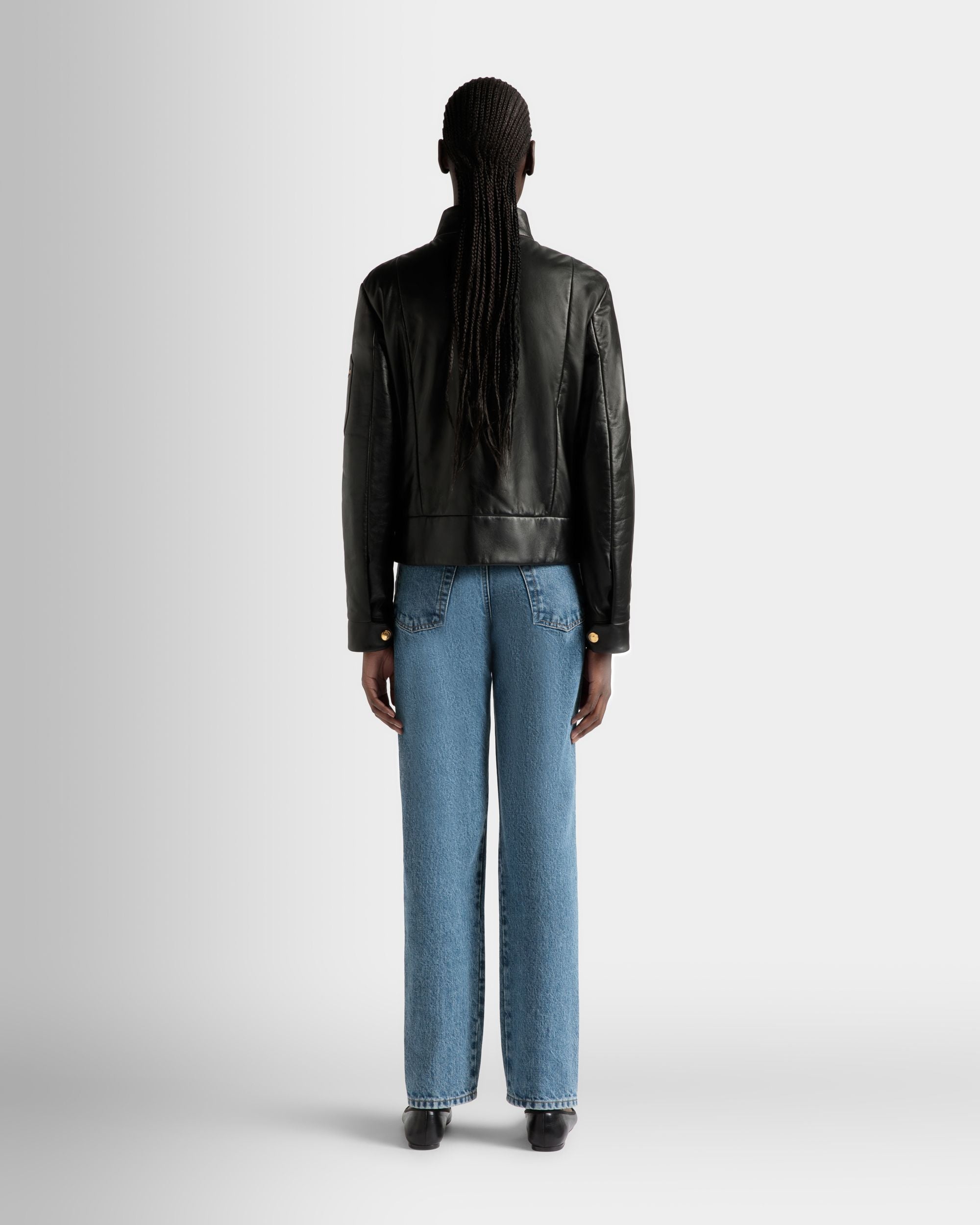 Chaqueta De Piel En Negro - Mujer - Bally - 06