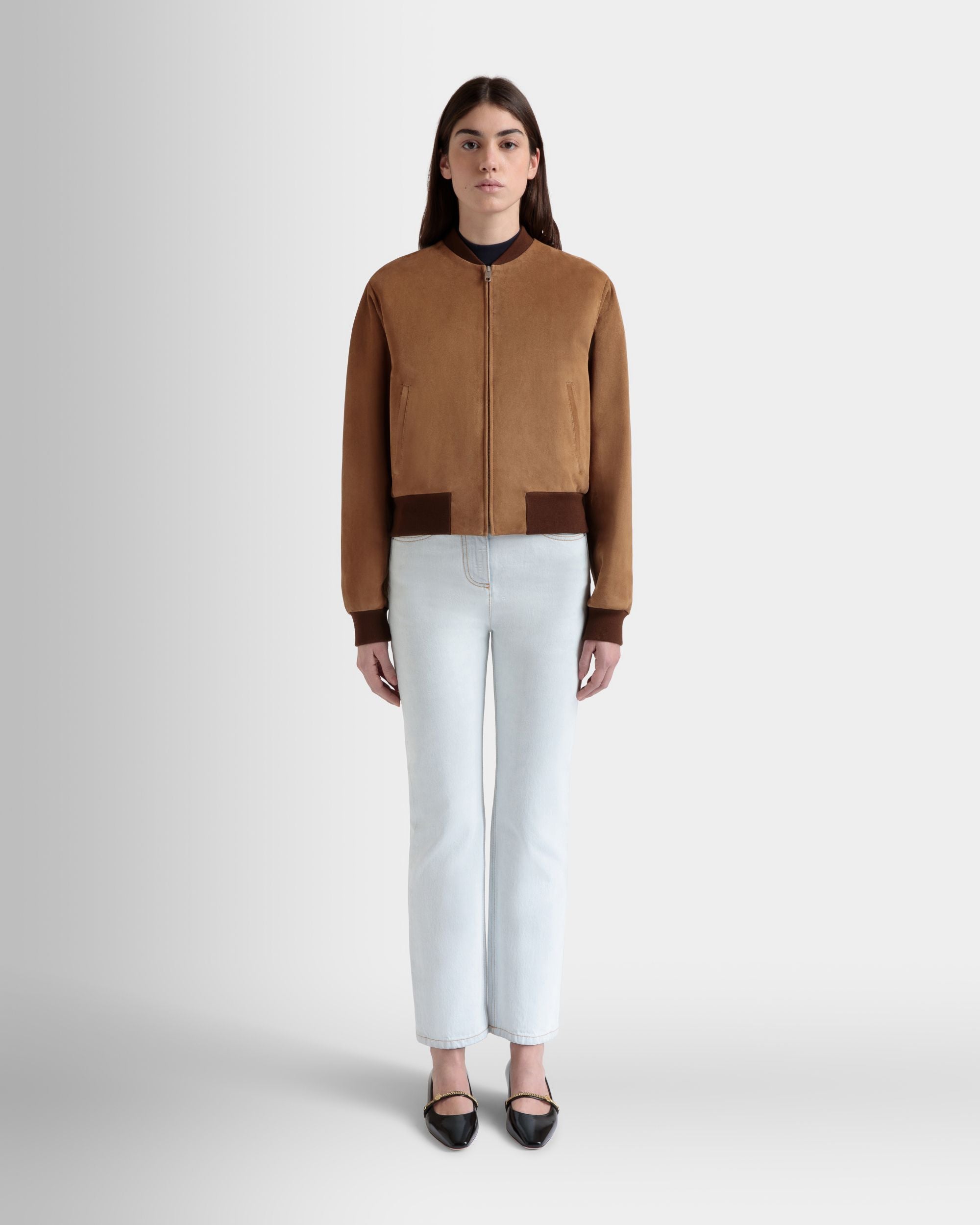 Bómber De Ante Marrón - Mujer - Bally - 02