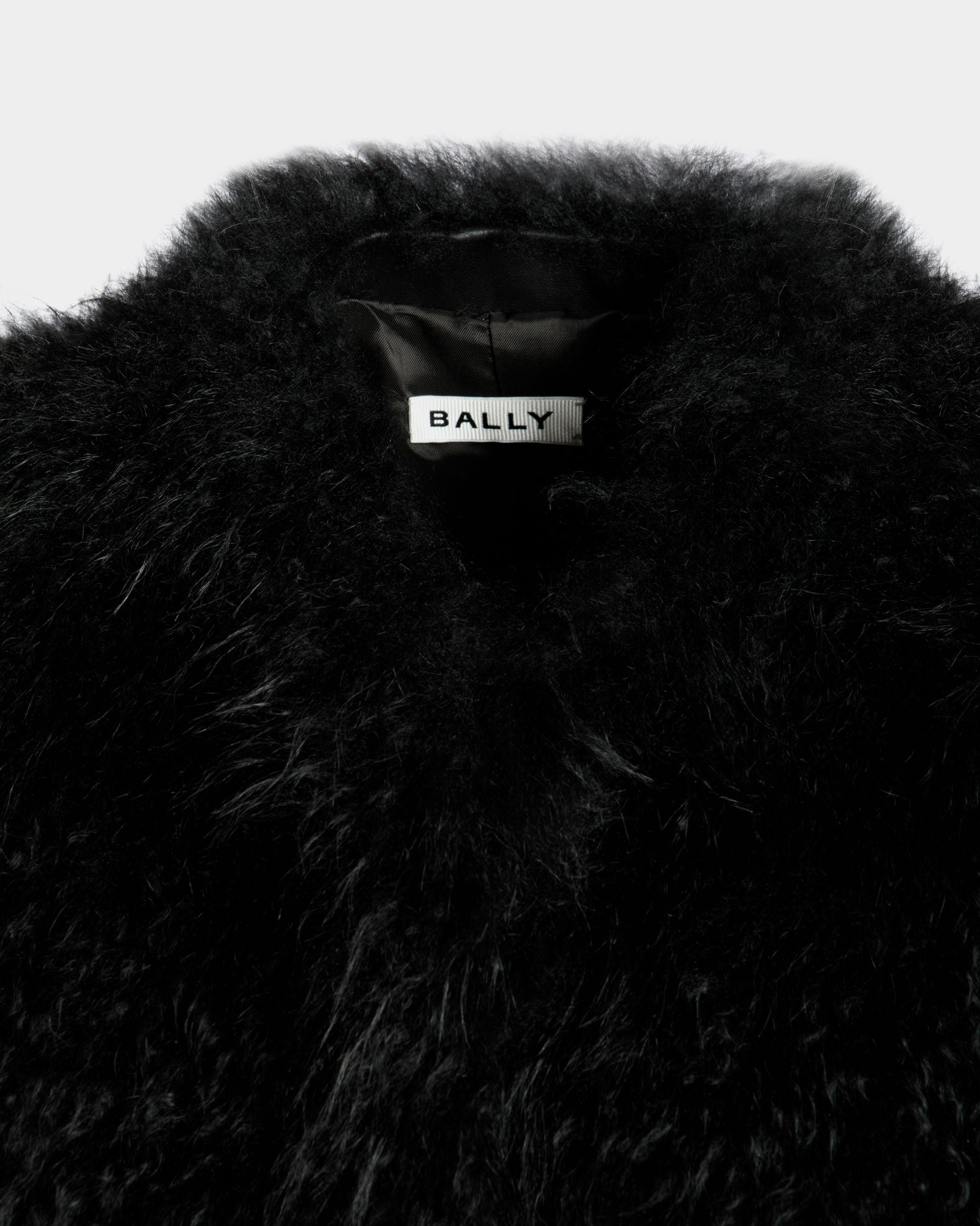 Chaleco De La Cápsula Winter De Borreguillo Negro - Mujer - Bally - 04