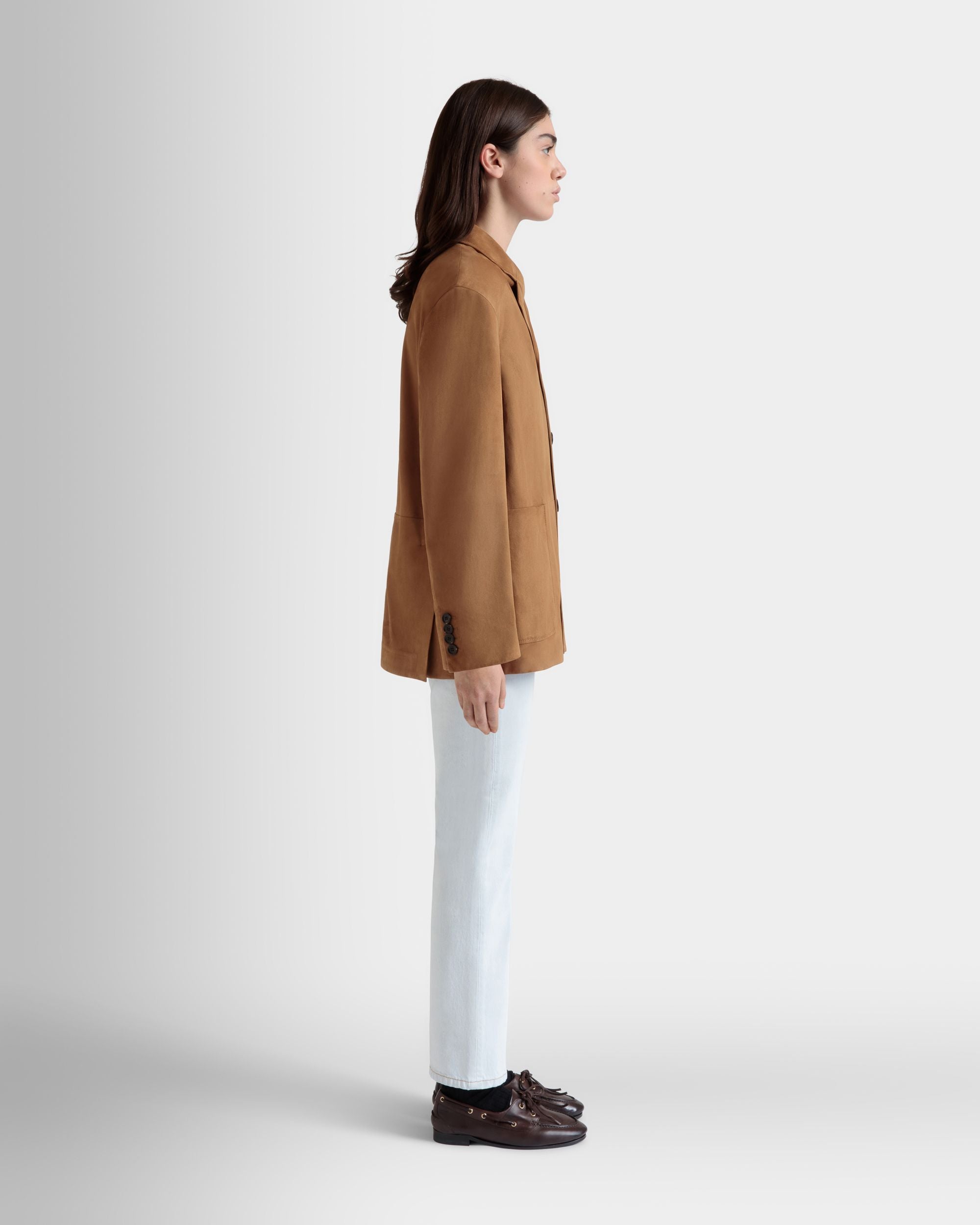 Blazer De Ante Marrón - Mujer - Bally - 05