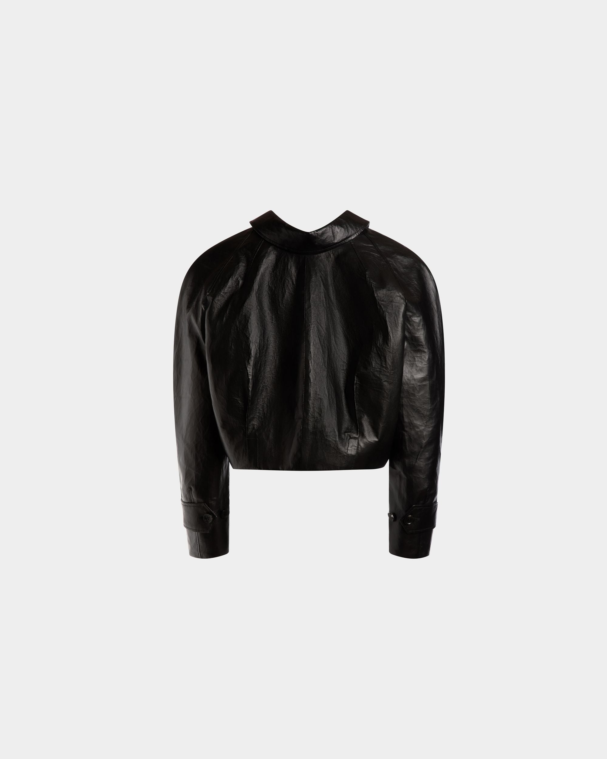 Blouson in Black Leather - Women's - Bally - 07