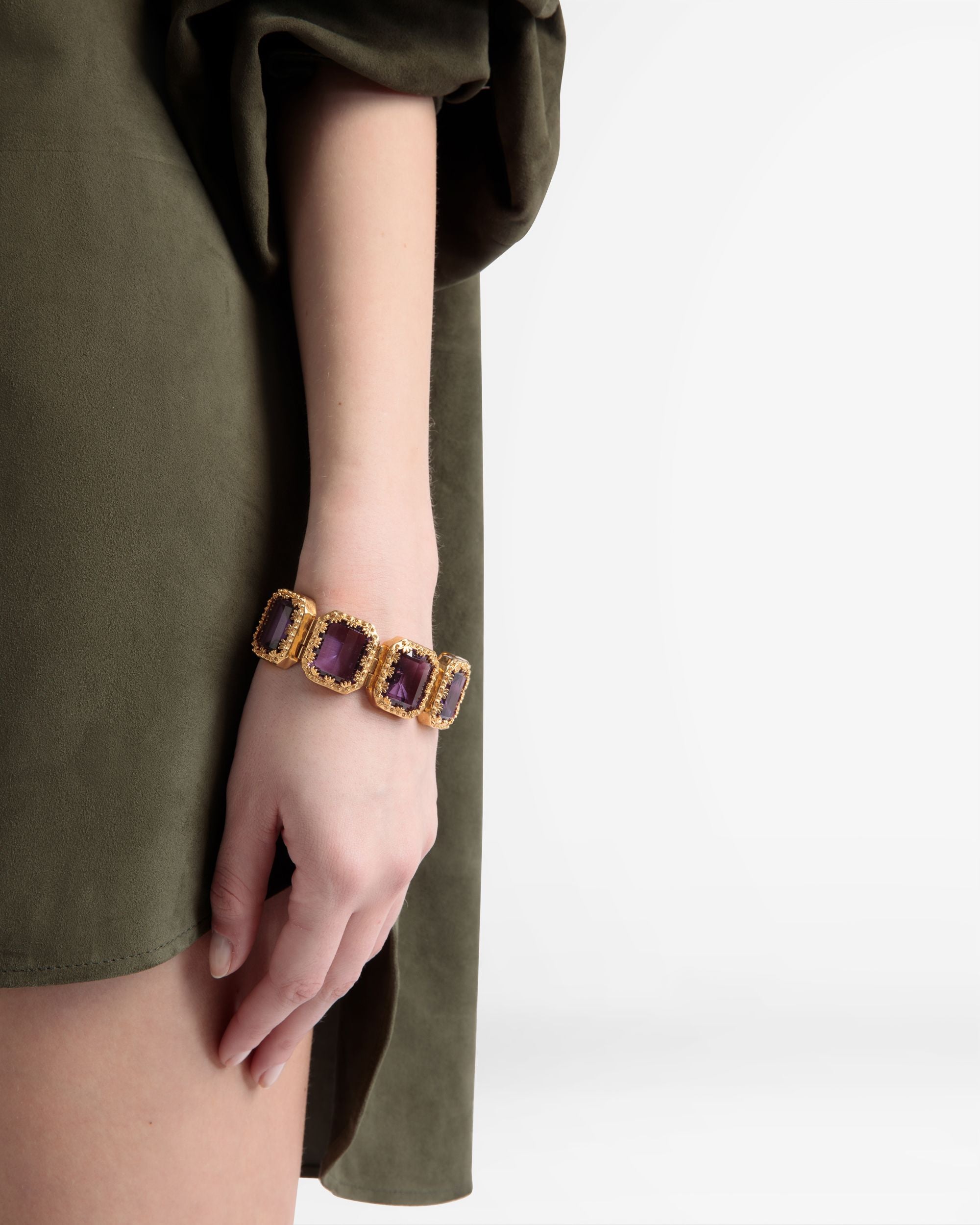 Pulsera De Cóctel En Amatista - Mujer - Bally - 02