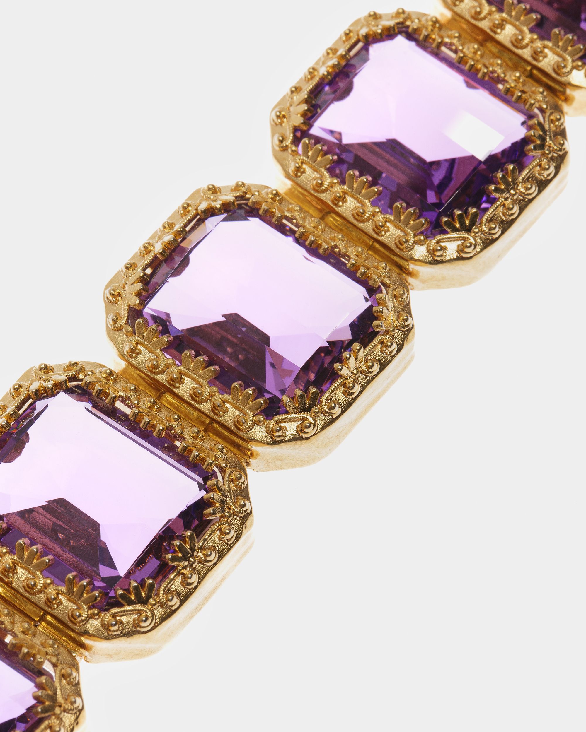 Pulsera De Cóctel En Amatista - Mujer - Bally - 03