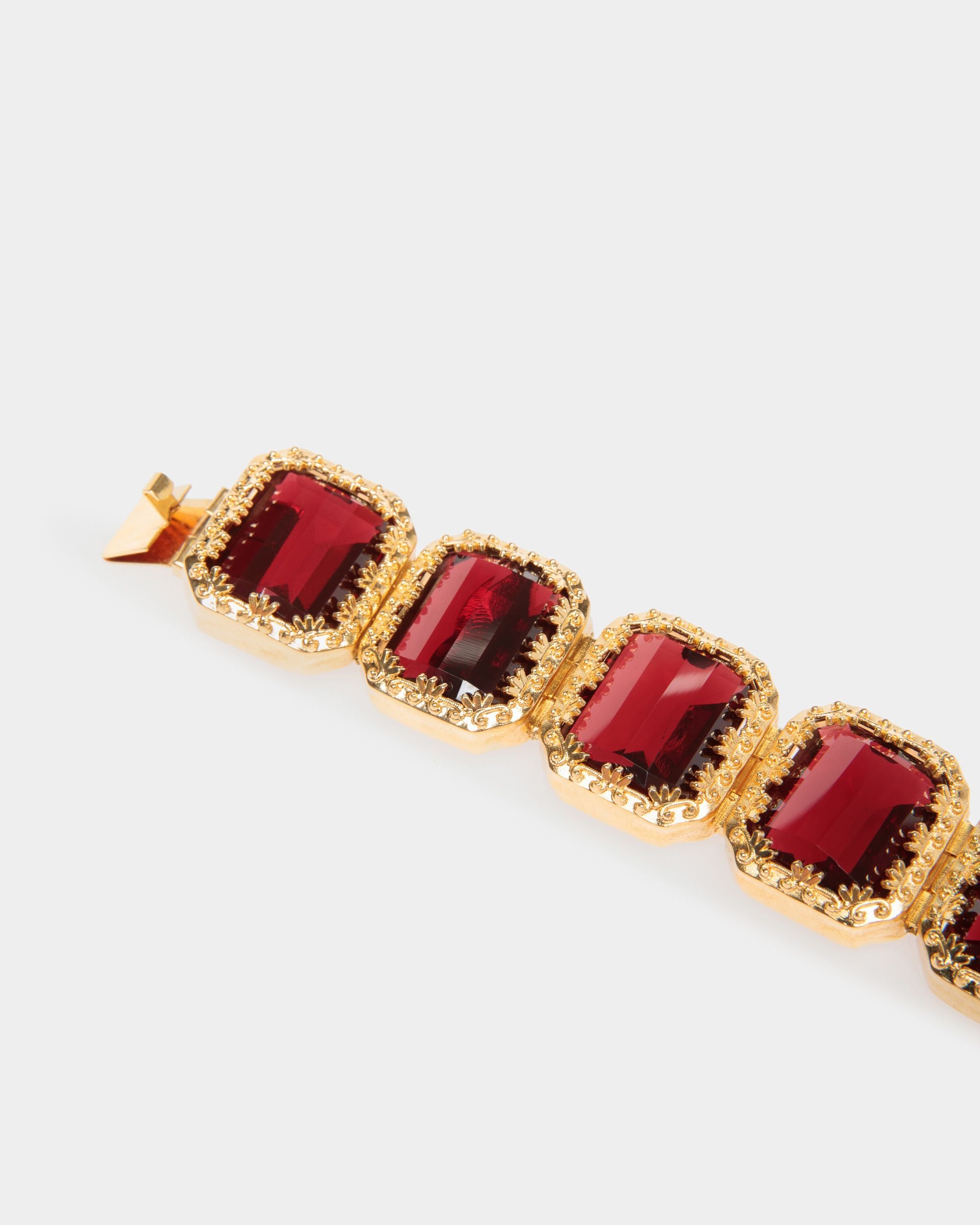Baroque Bracelet In Hammered Gold - Women's - Bally - 03