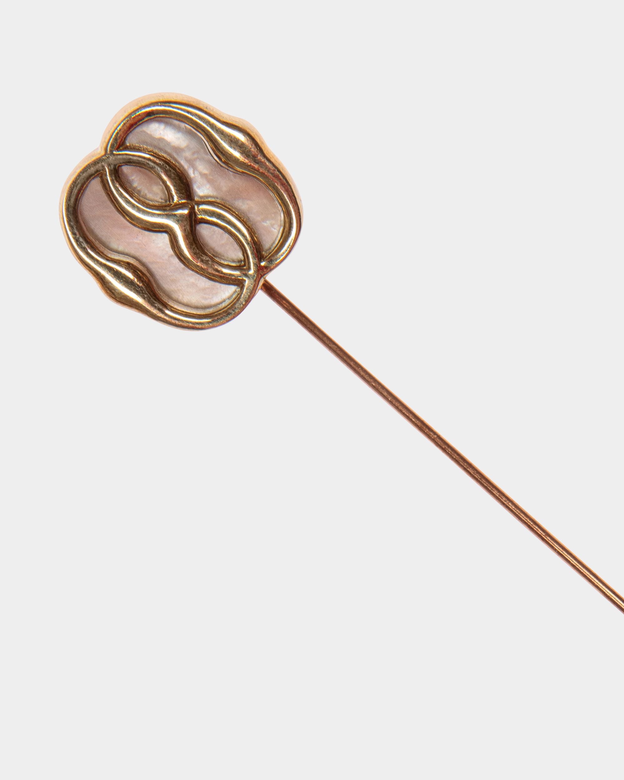 Broche Emblem De Oro Martillado - Mujer - Bally - 03