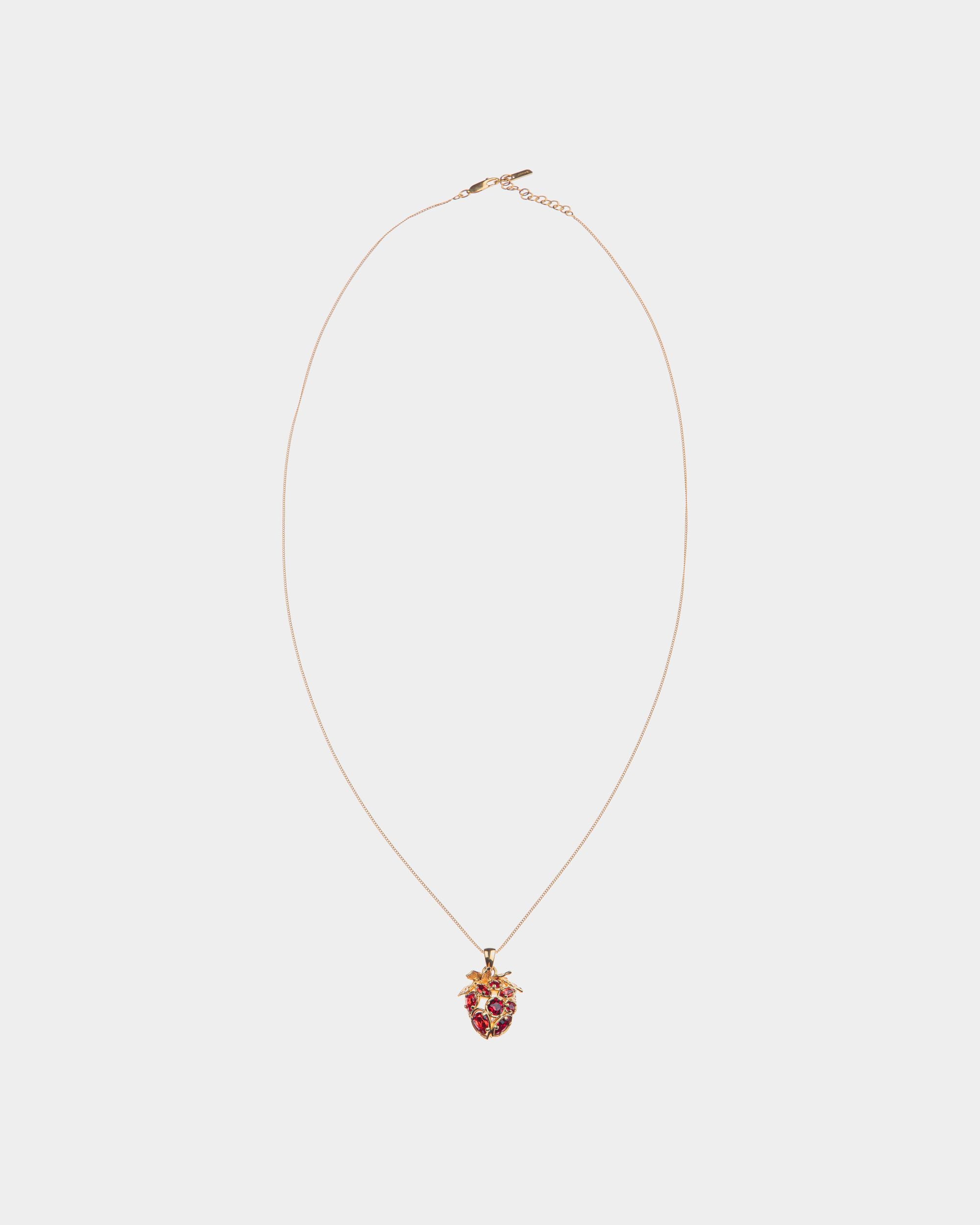 Collar Deco De Eco Brass En Oro Y Cristales - Mujer - Bally - 01