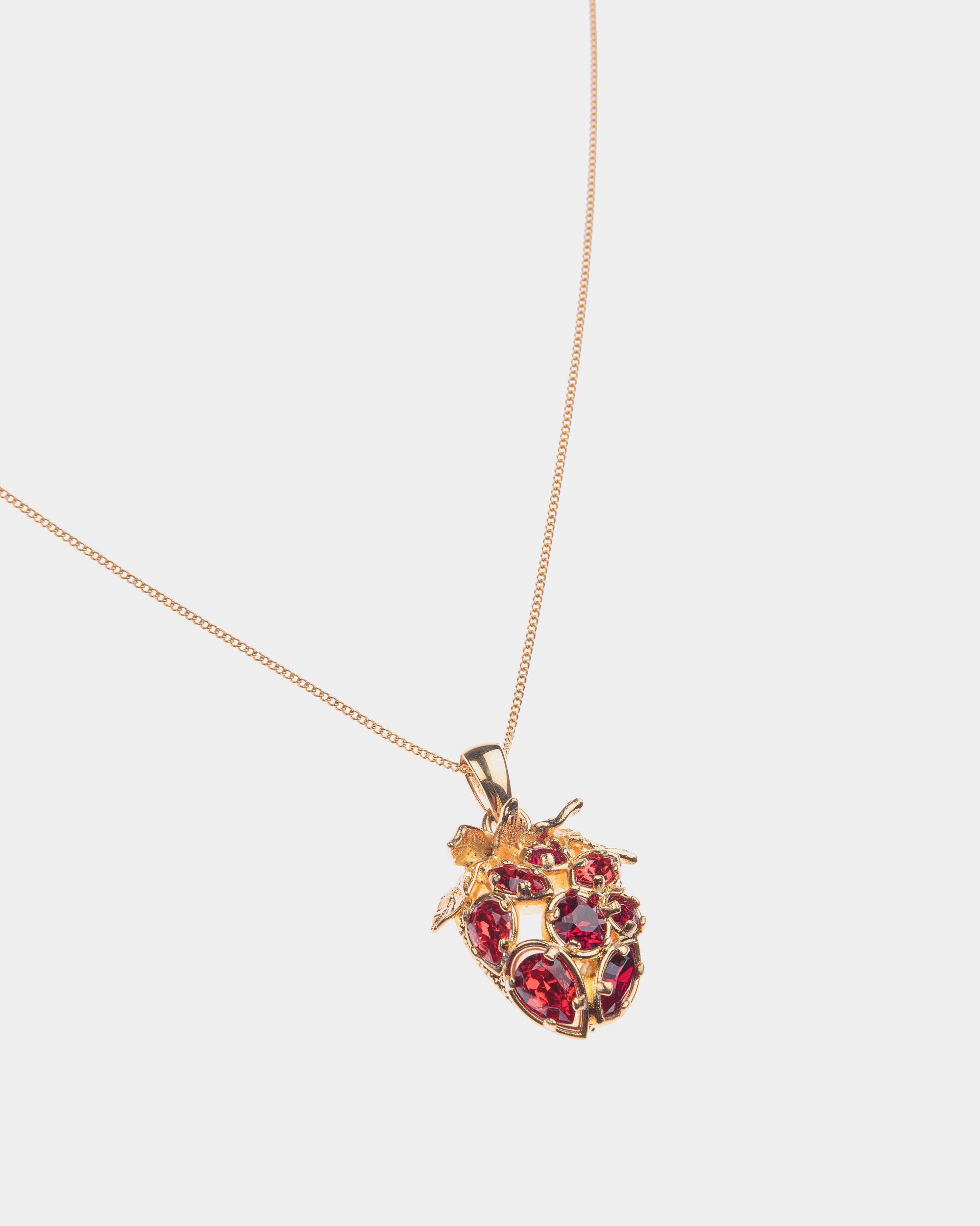 Collar Deco De Eco Brass En Oro Y Cristales - Mujer - Bally - 03