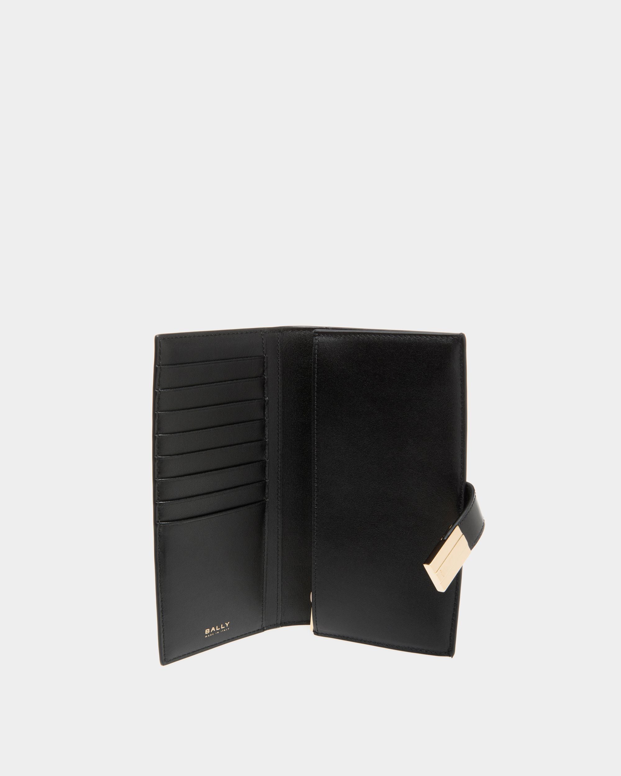 Cartera Continental Ollam De Piel Negra - Mujer - Bally - 03