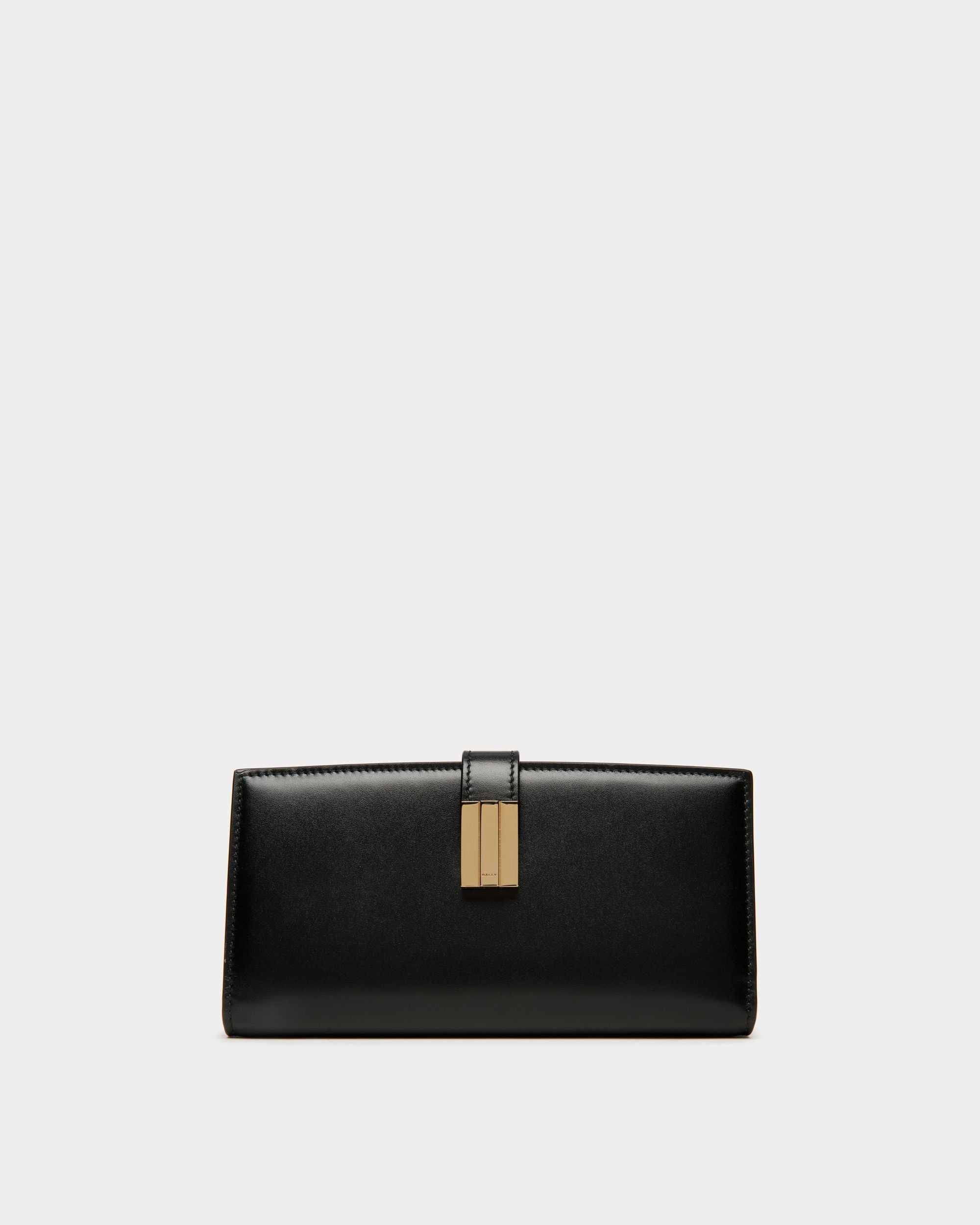 Cartera Larga Ollam De Piel Negra - Mujer - Bally - 01